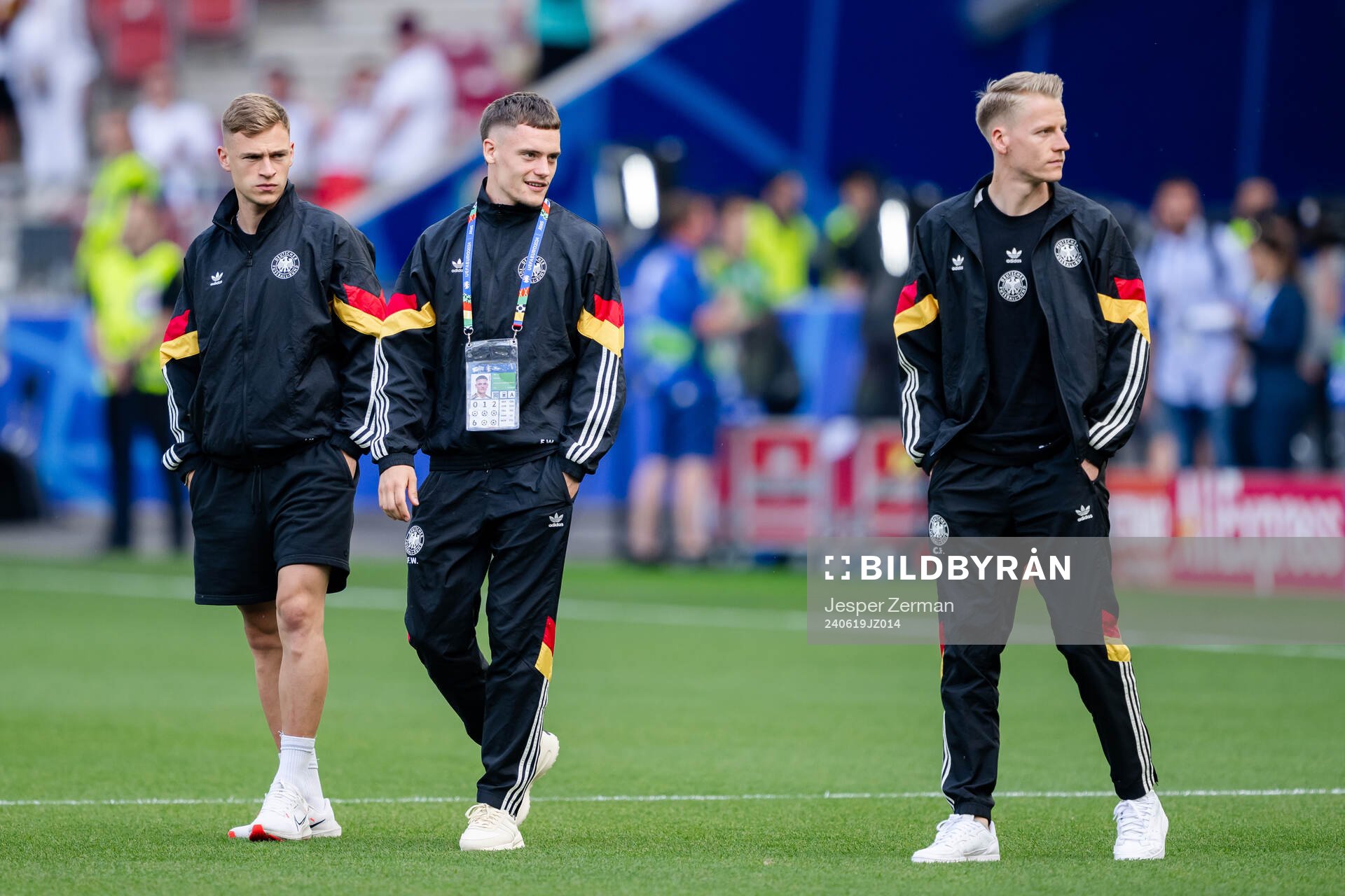 Joshua Kimmich and Florian Wirtz of Germany