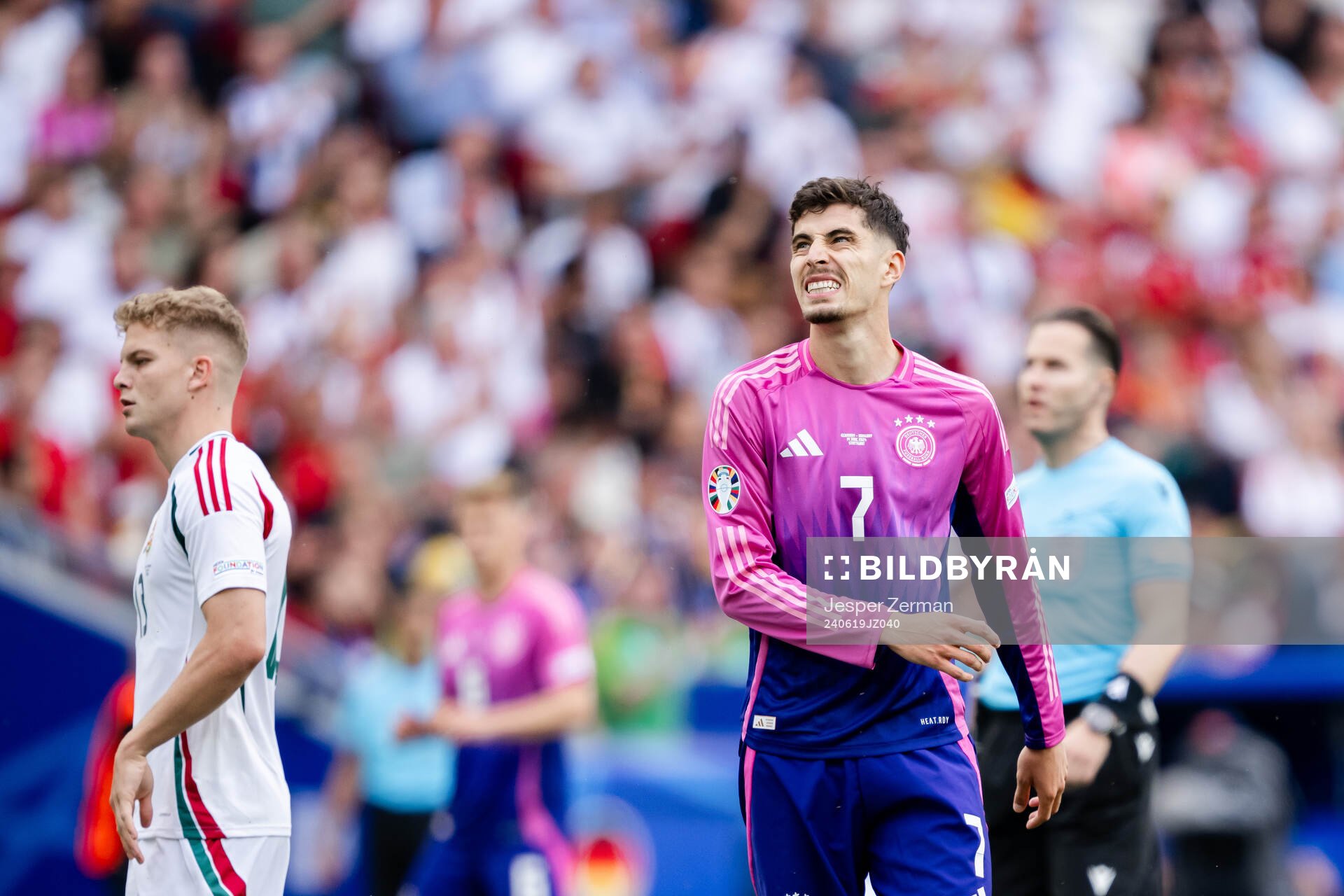 Kai Havertz of Germany looks dejected