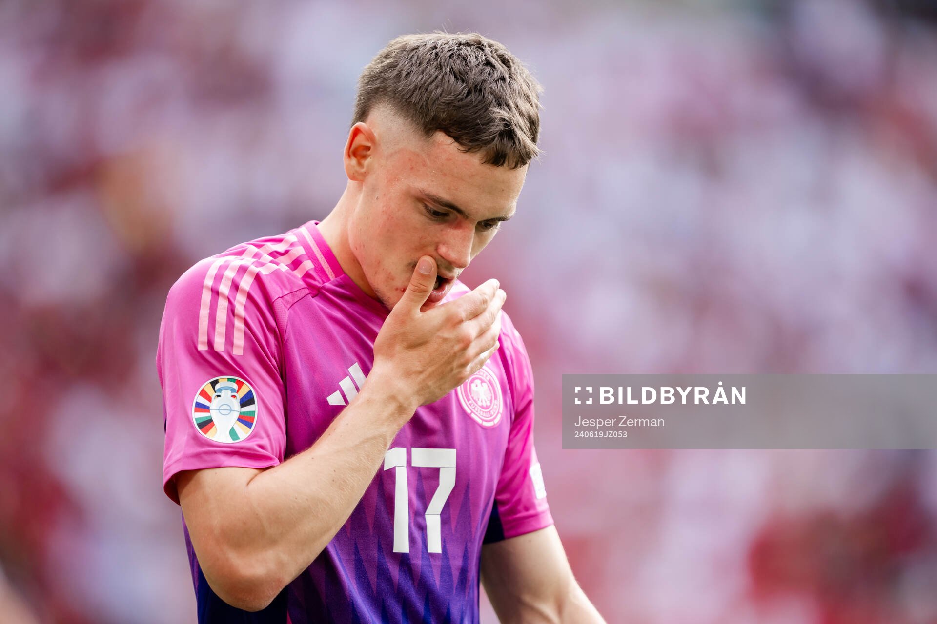 Florian Wirtz of Germany looks dejected