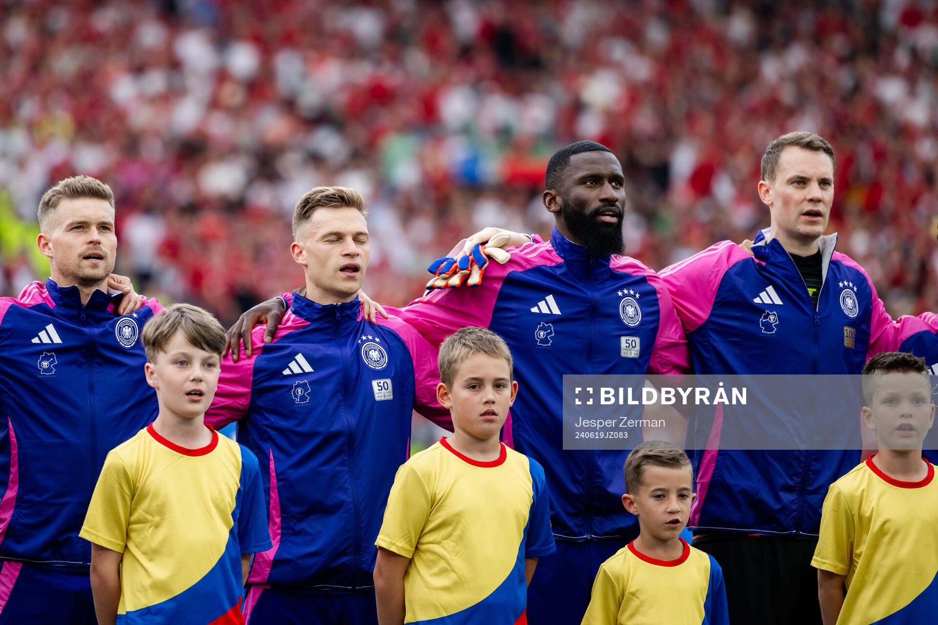 Joshua Kimmich , Antonio Ruediger and goalkeeper Manuel