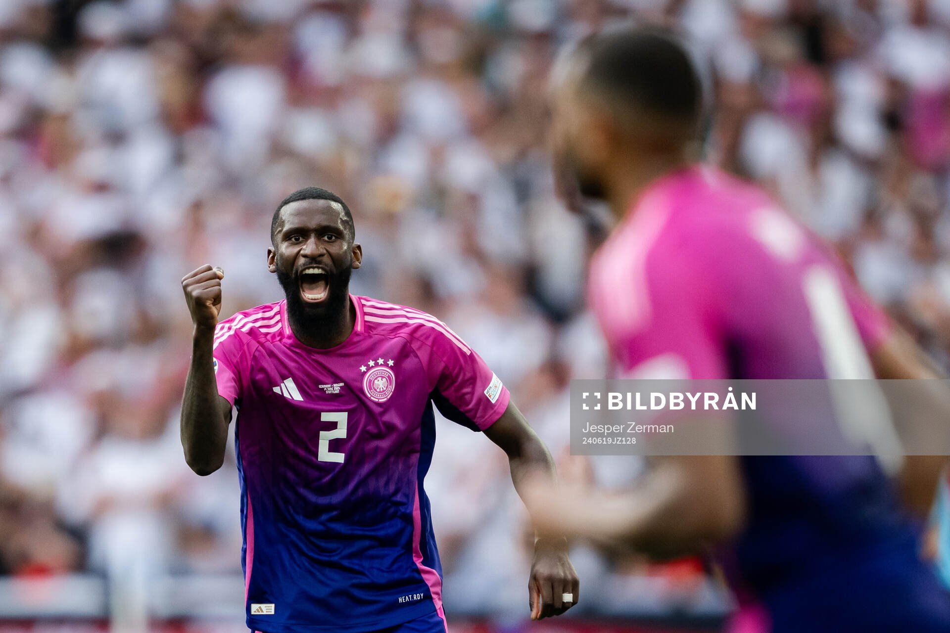 Antonio Ruediger of Germany celebrates