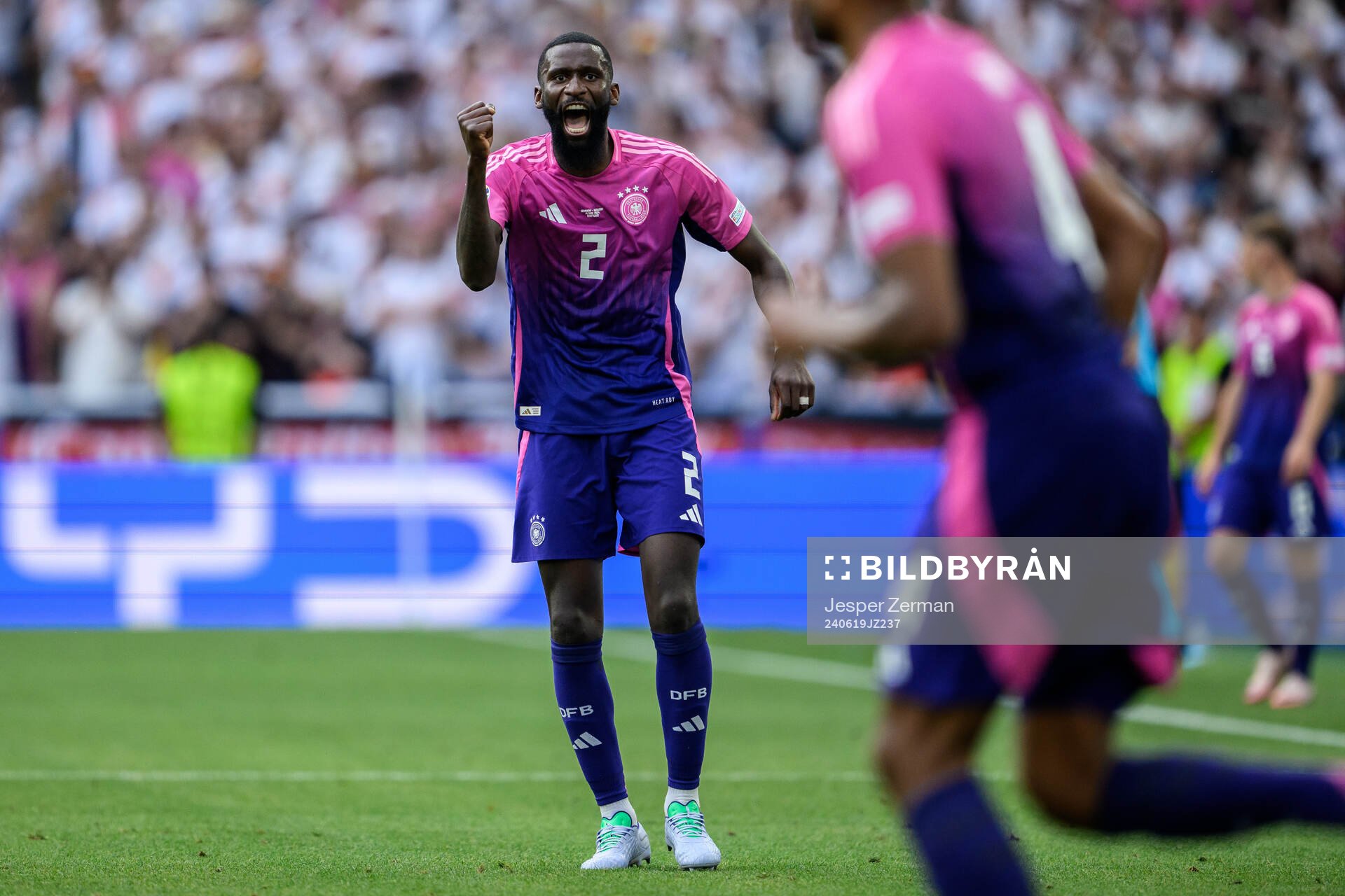 Antonio Ruediger of Germany celebrates