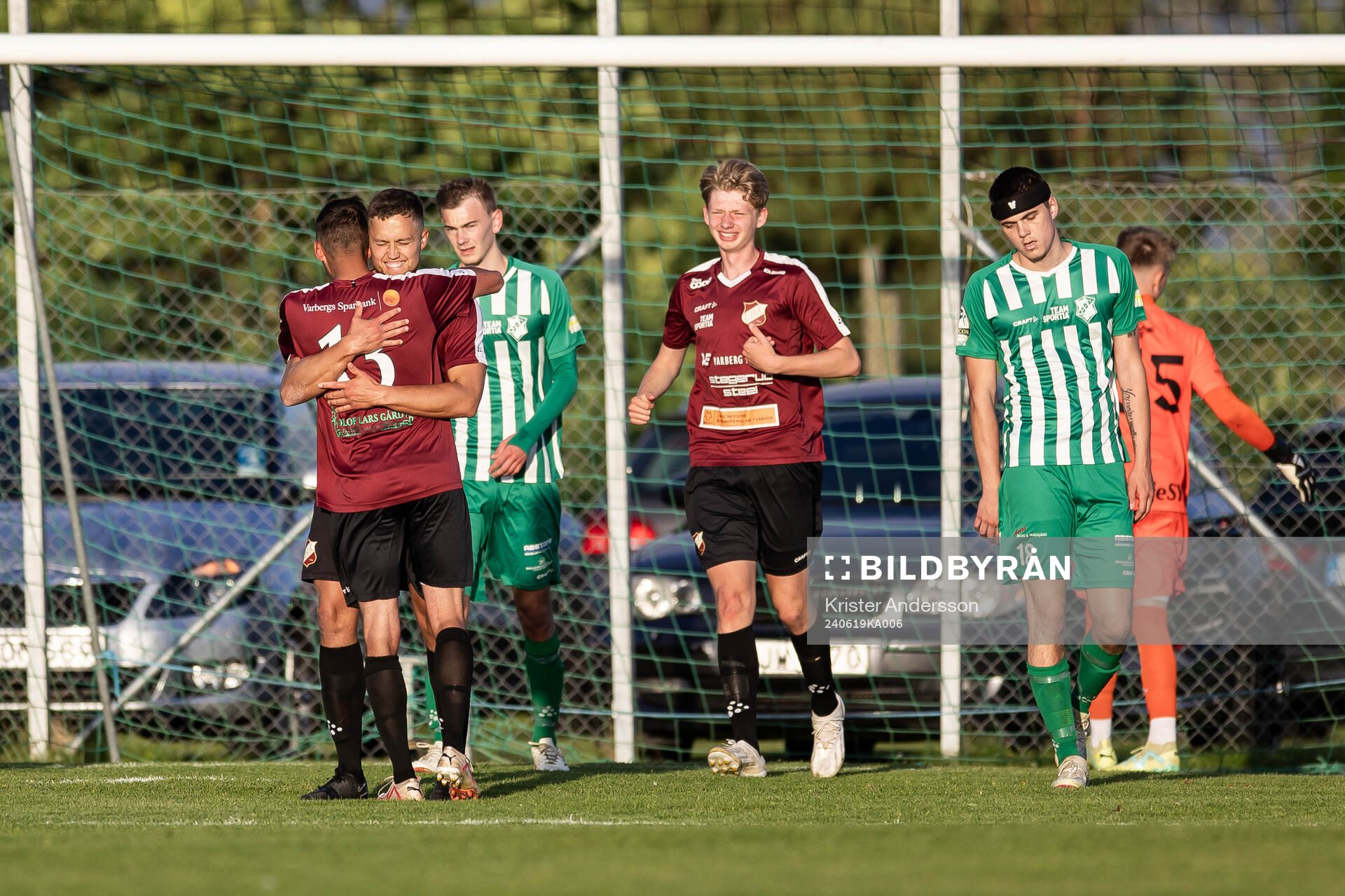 Galtabäcks spelare jublar