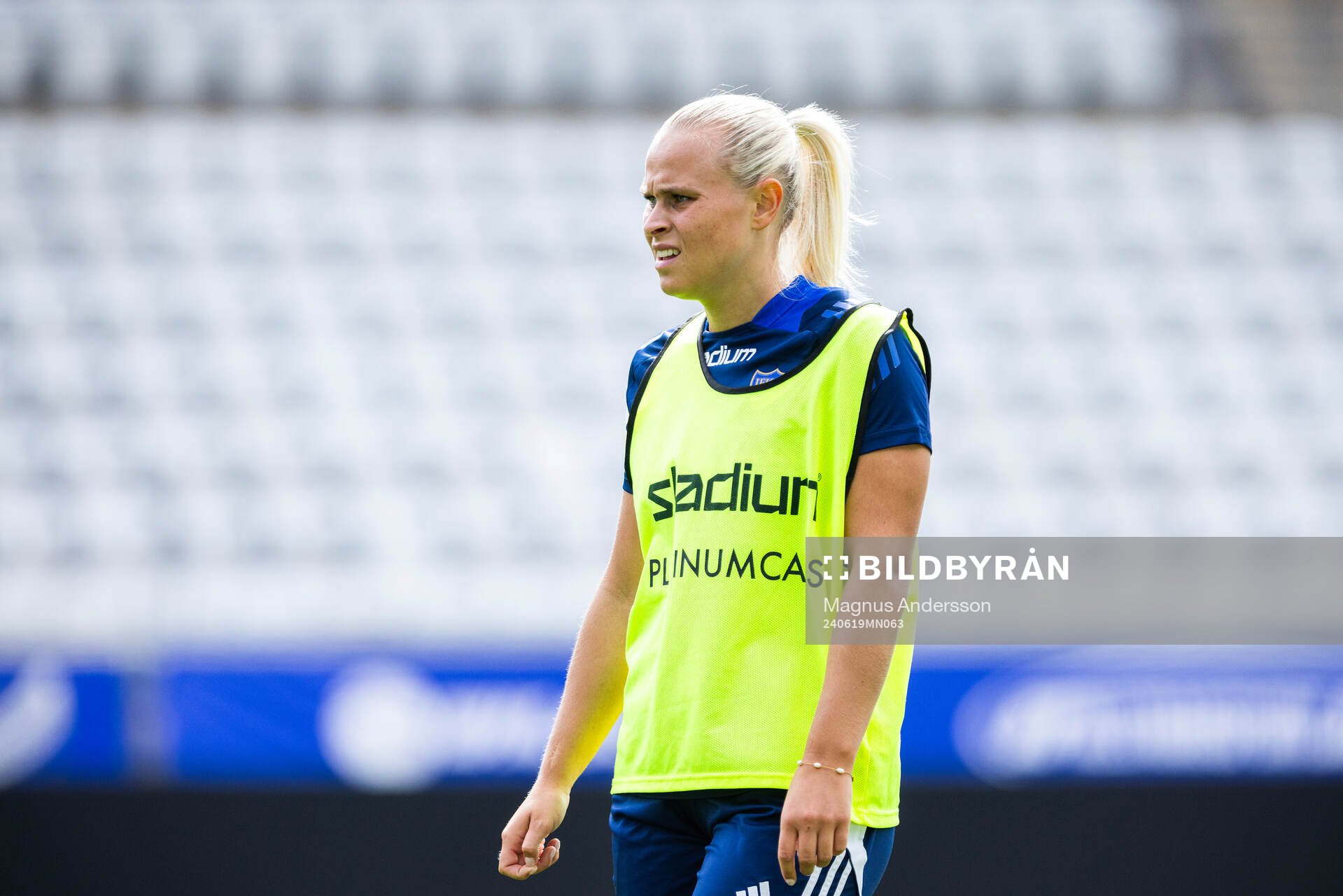 IFK Norrköpings Molly Wiklander under en träning med IFK Norrköping den 19 juni 2024 i Norrköping. 