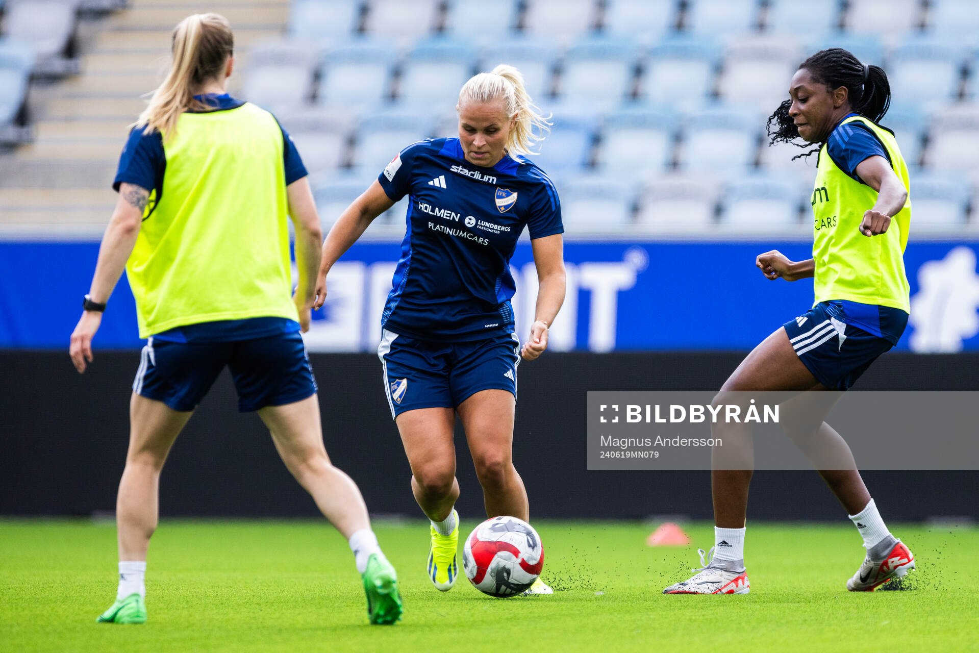 IFK Norrköpings Molly Wiklander under en träning med IFK Norrköping den 19 juni 2024 i Norrköping. 