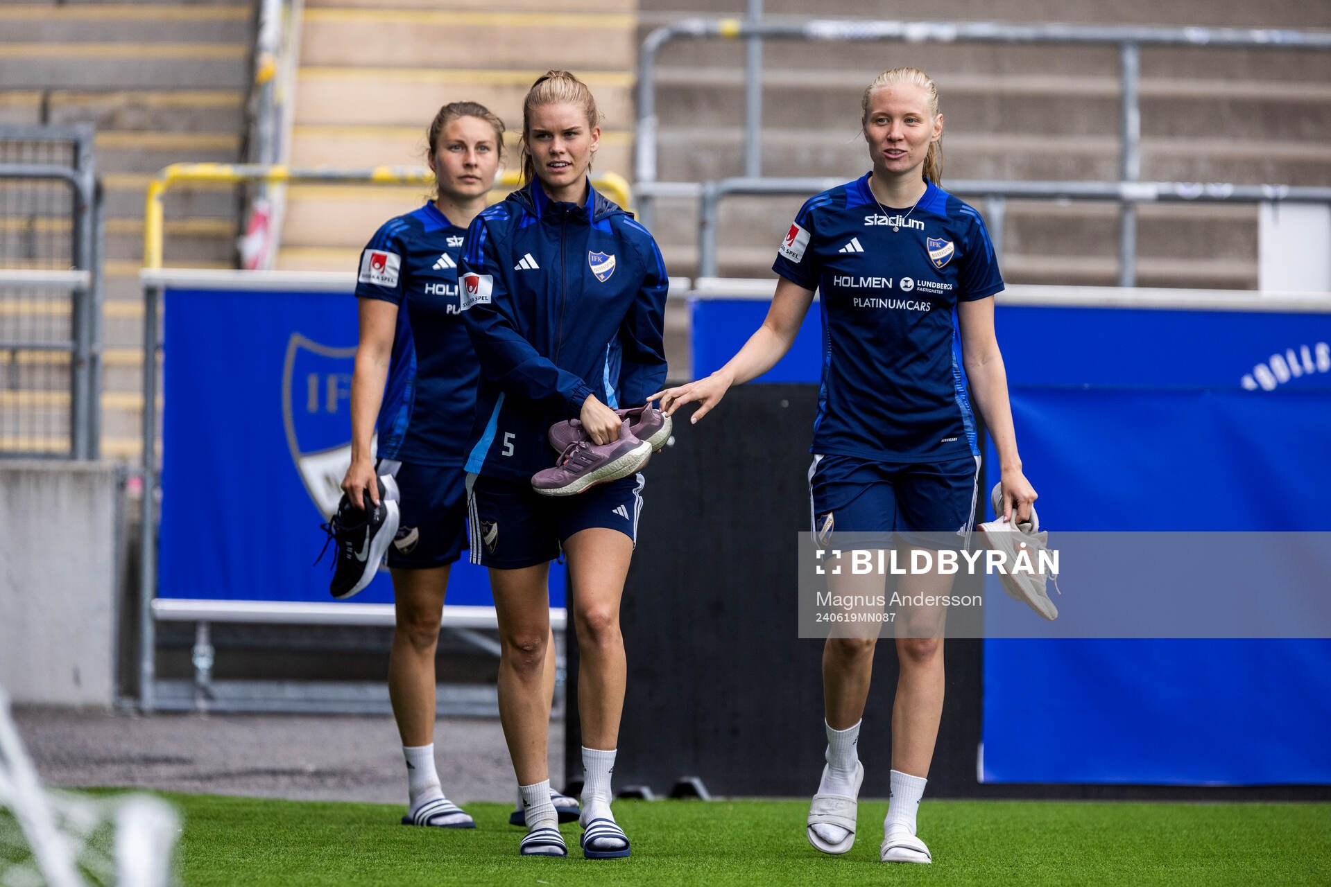 IFK Norrköpings Fanny Andersson, My Cato  och Ebba Handfast