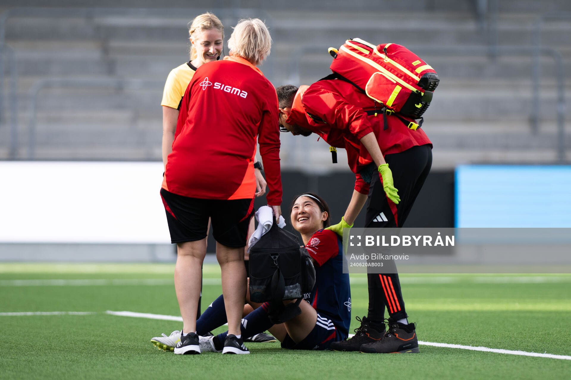 FC Rosengårds Mai Kadowaki får vård