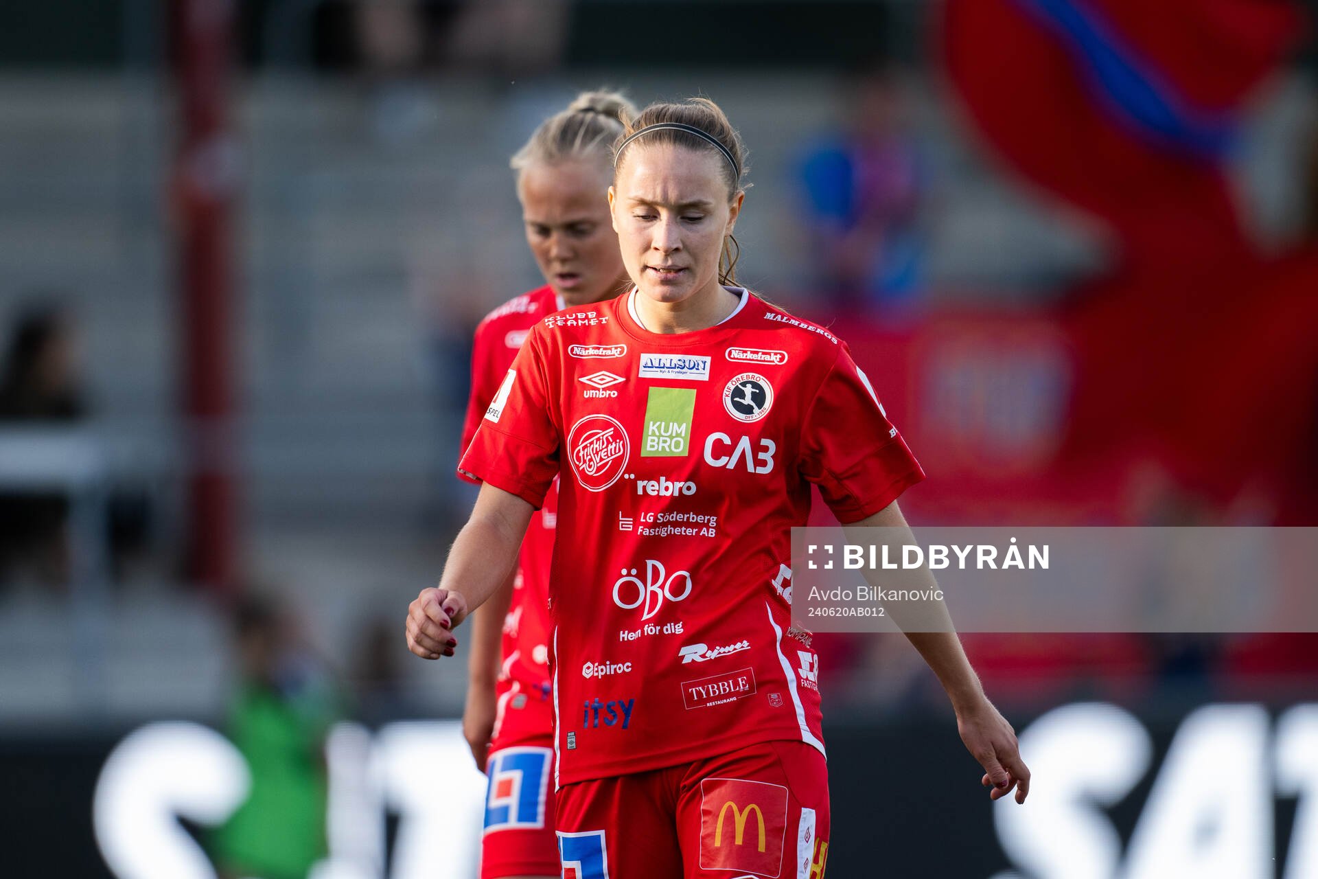 KIF Örebros Amanda Altheden deppar