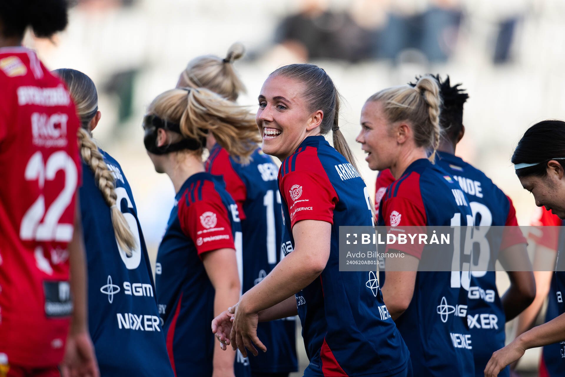 FC Rosengårds Gudrun Arnardottir jublar
