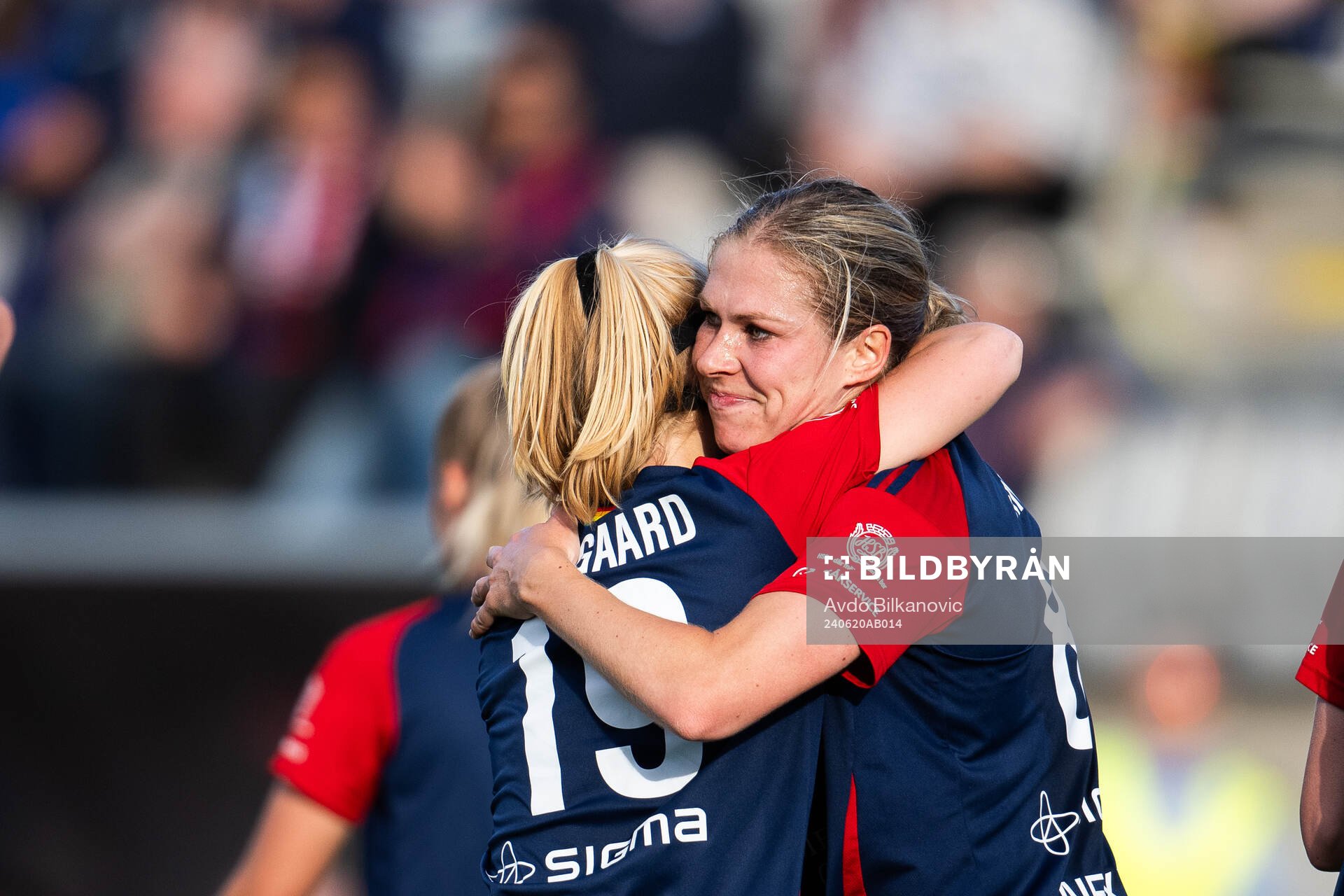 FC Rosengårds Sofie Bruun Bredgaard och Rebecca Knaak