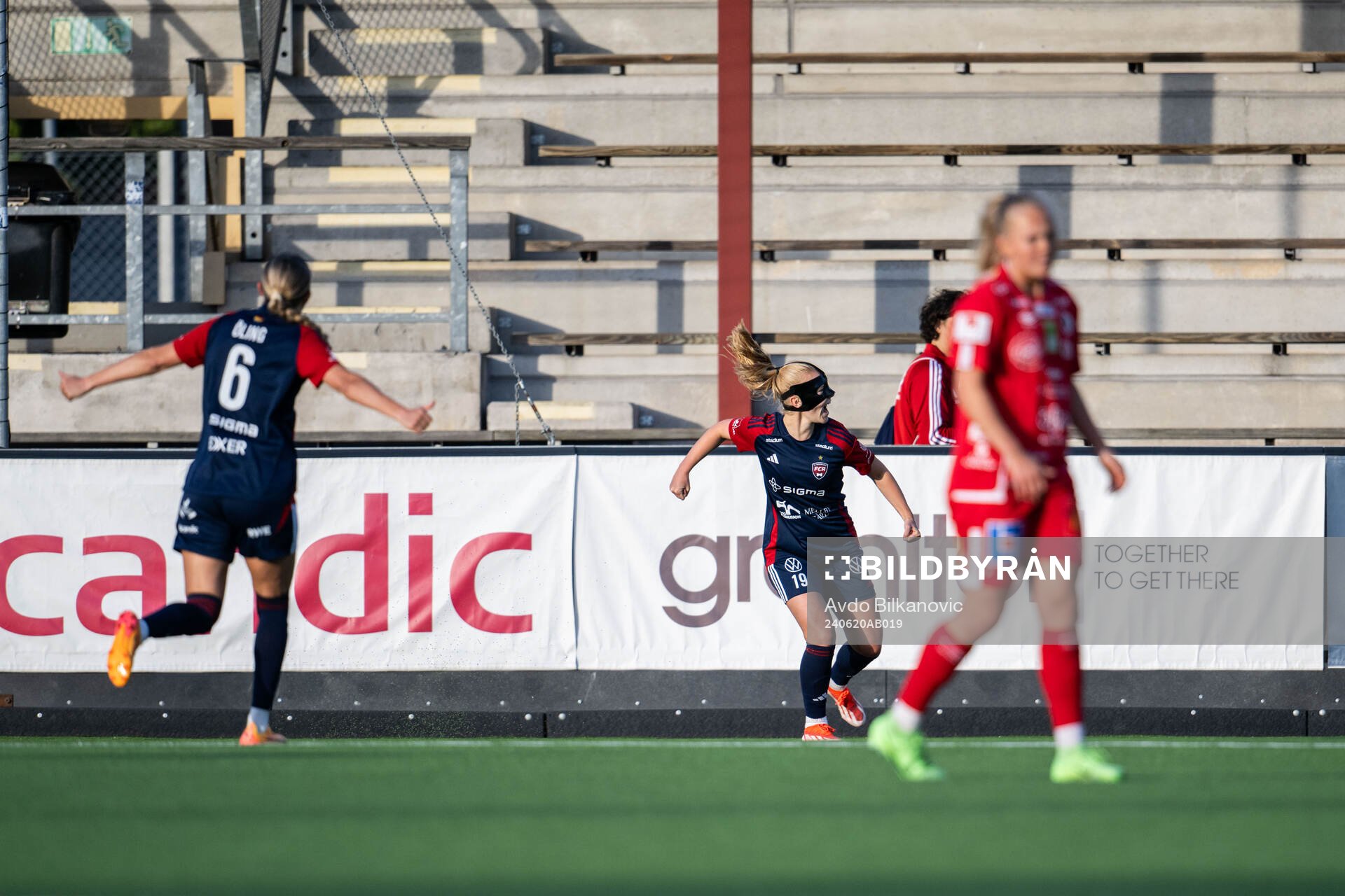 FC Rosengårds Sofie Bruun Bredgaard jublar