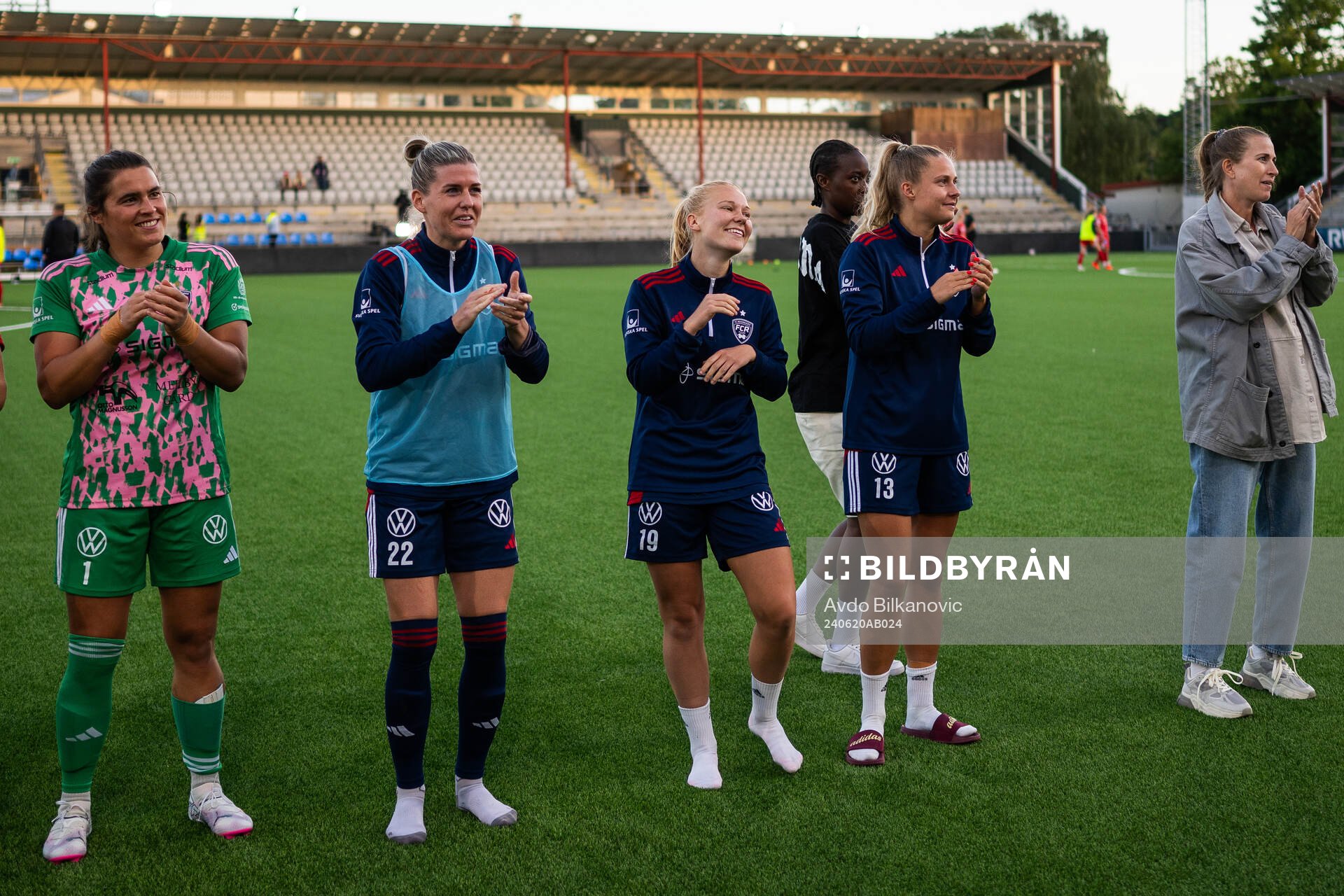 FC Rosengårds Sofie Bruun Bredgaard jublar