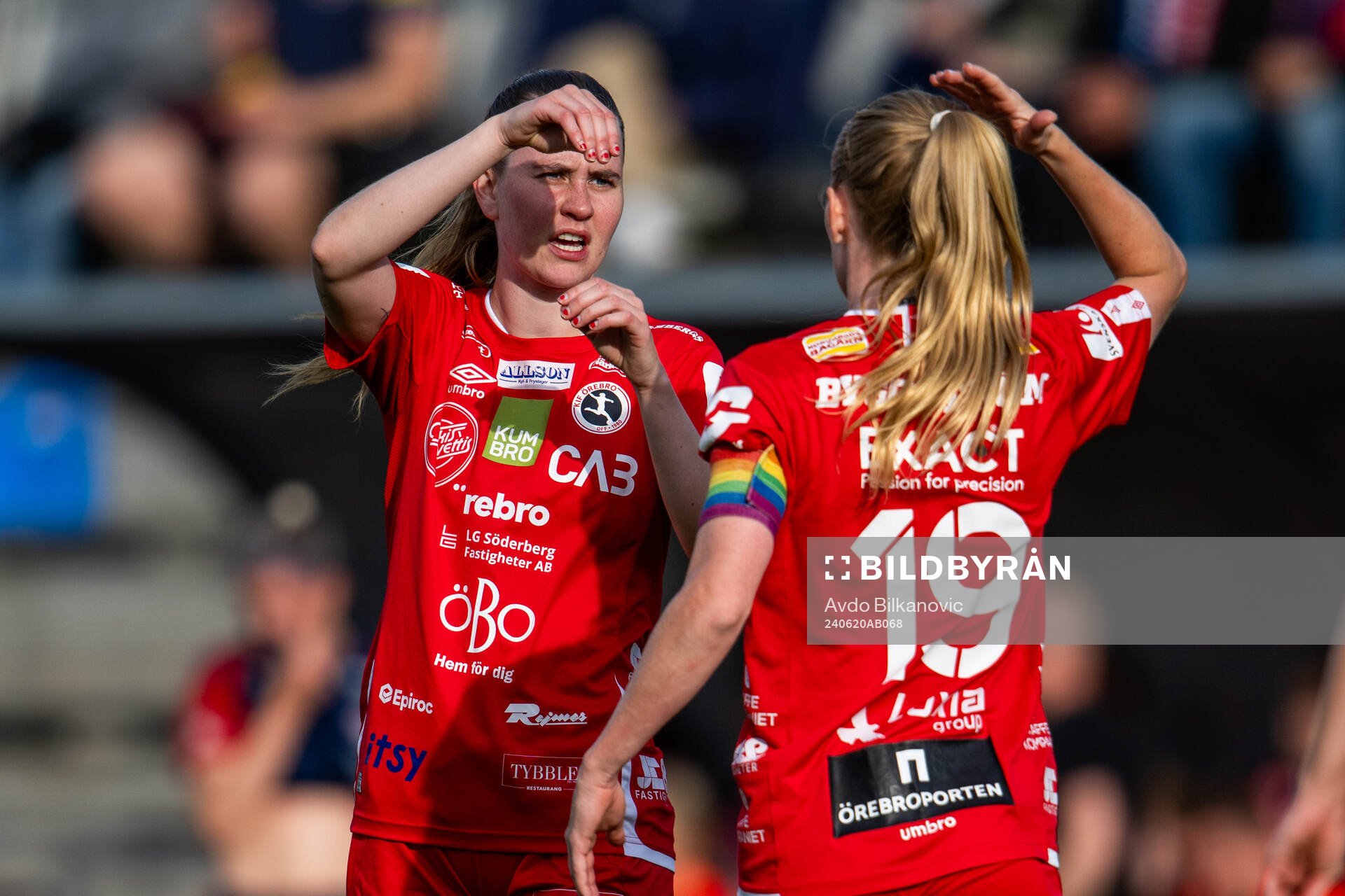 KIF Örebros Katla Maria Thordardottir och Minea Lassas