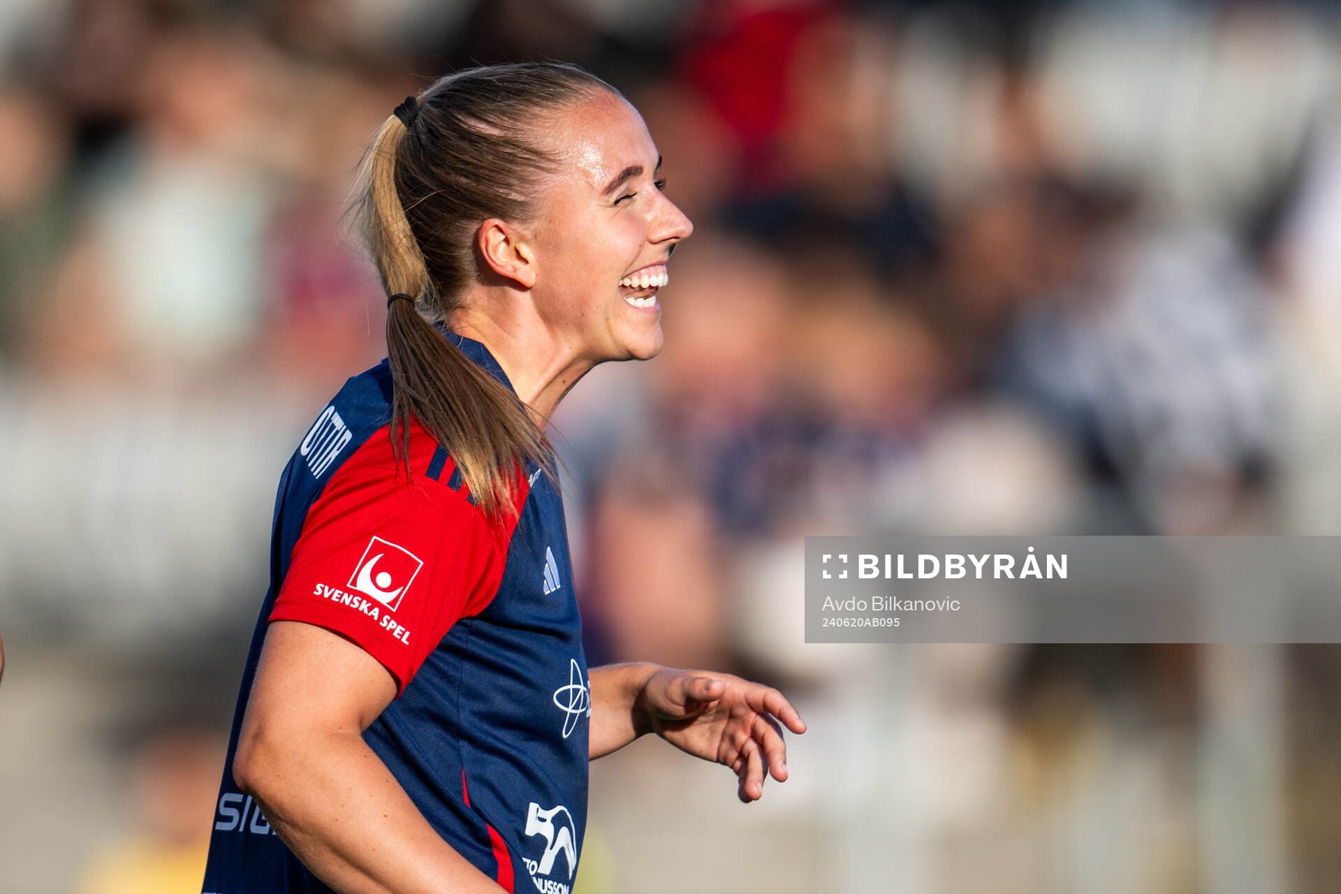 FC Rosengårds Gudrun Arnardottir jublar