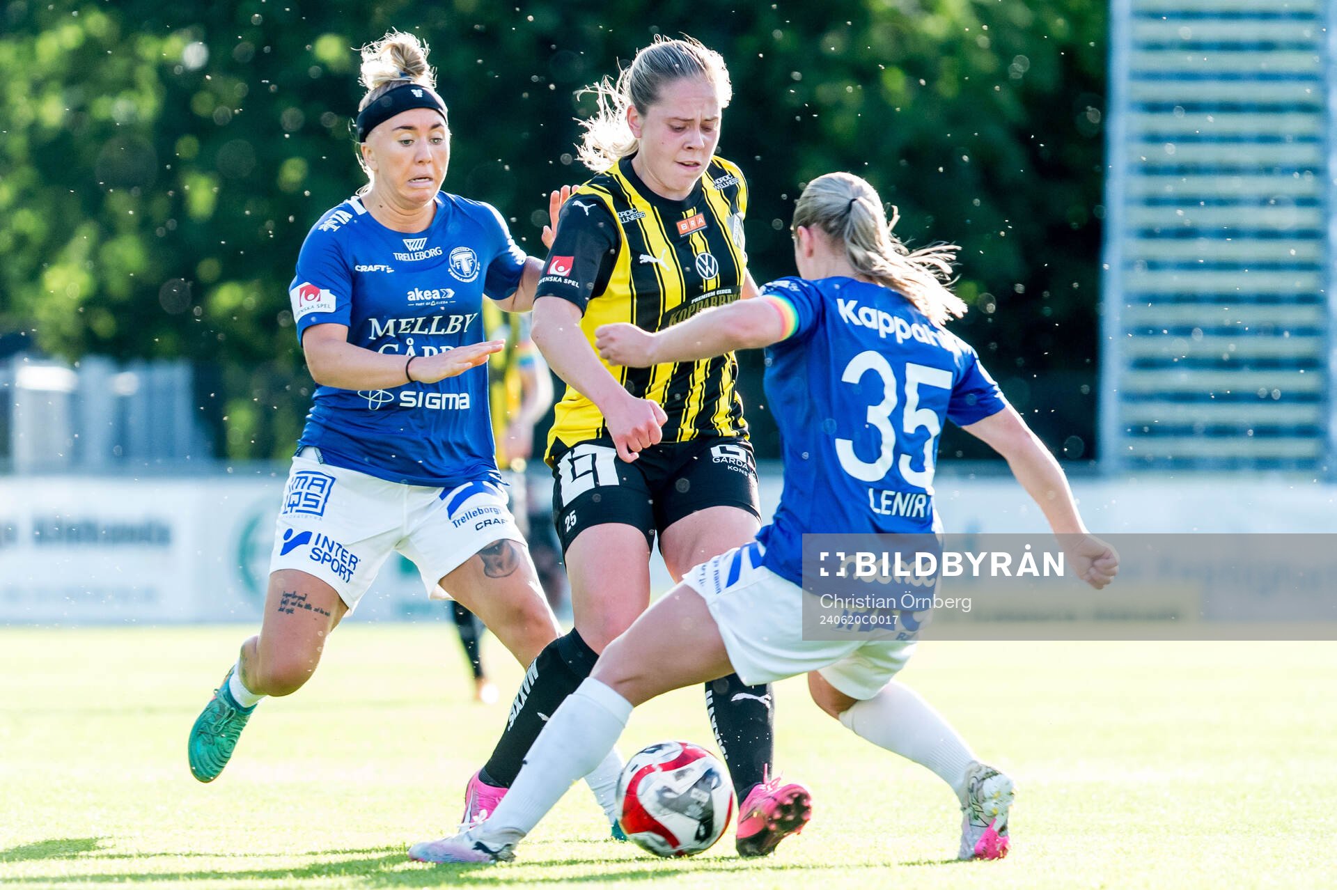 Häckens Alice Bergström och Trelleborgs Linnea Prambrant