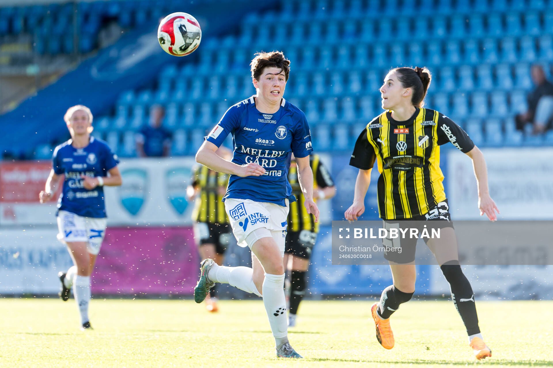 Trelleborgs Irmeli Jonsson och Häckens Clarissa Larisey