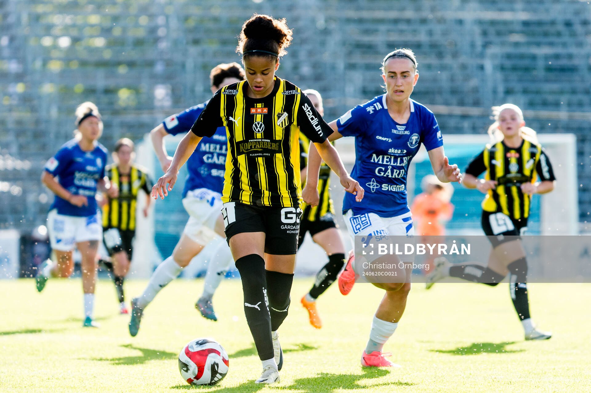 Häckens Felicia Schröder och Trelleborgs Viktoria Persson