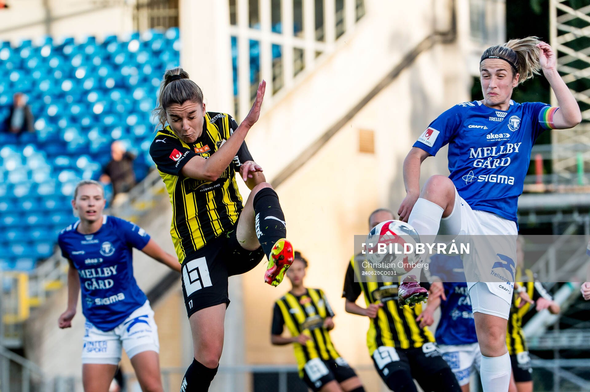 Häckens Anna Julia Csiki och Trelleborgs Edina Filekovic