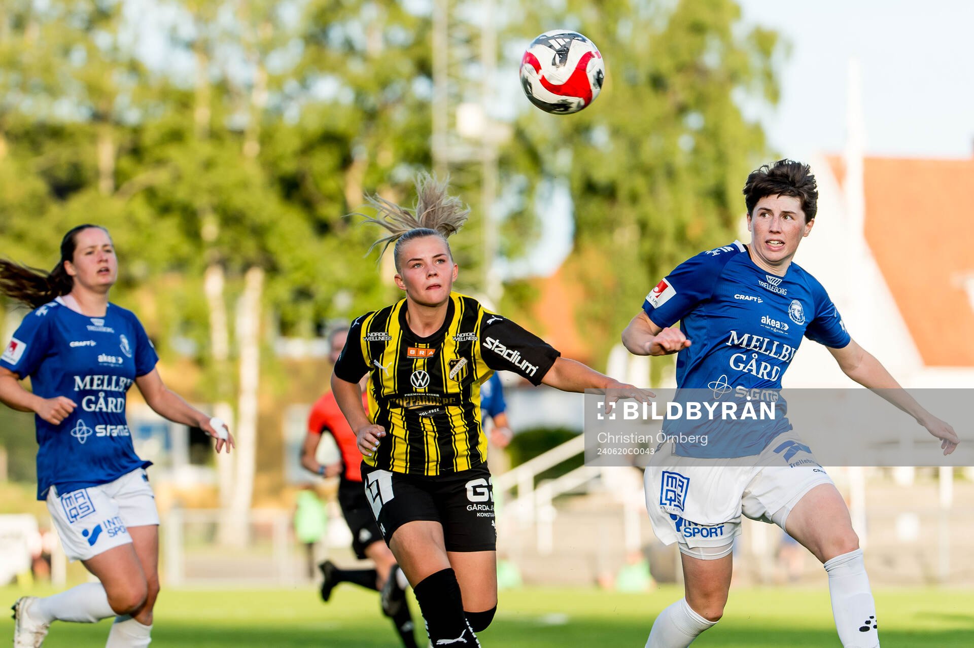 Häckens Matilda Nildén och Trelleborgs Irmeli Jonsson
