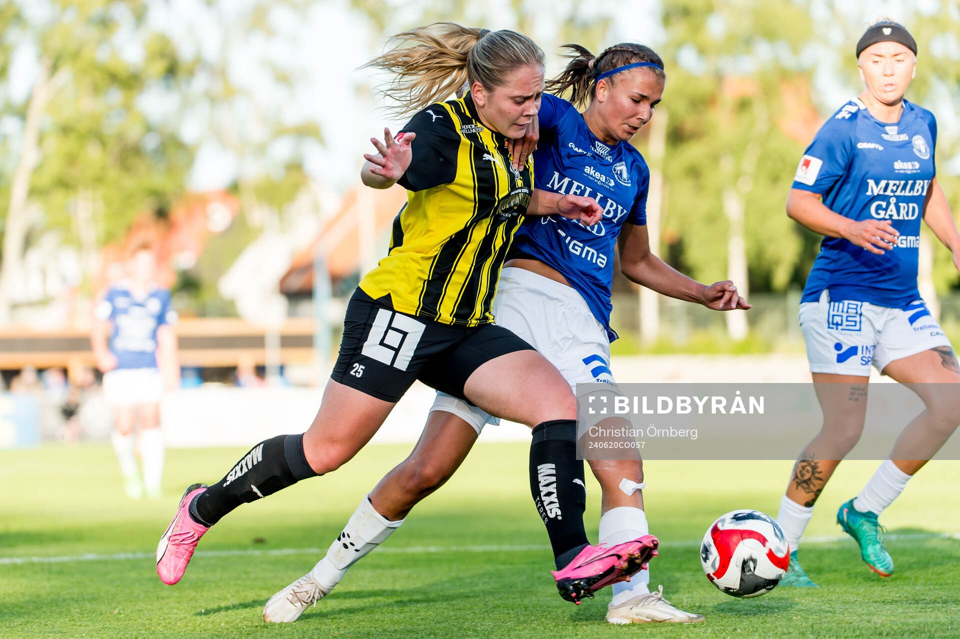 Häckens Alice Bergström och Trelleborgs Thelma Persson