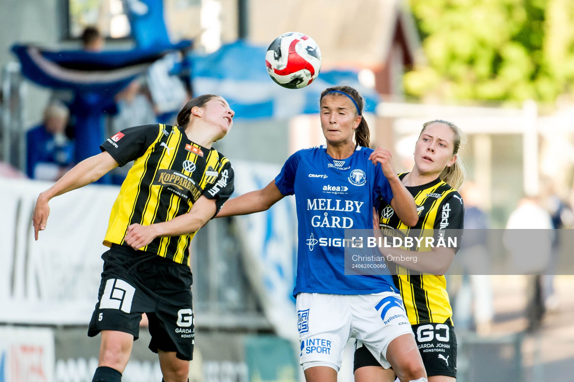 Häckens Ruby Grant och Alice Bergström och Trelleborgs