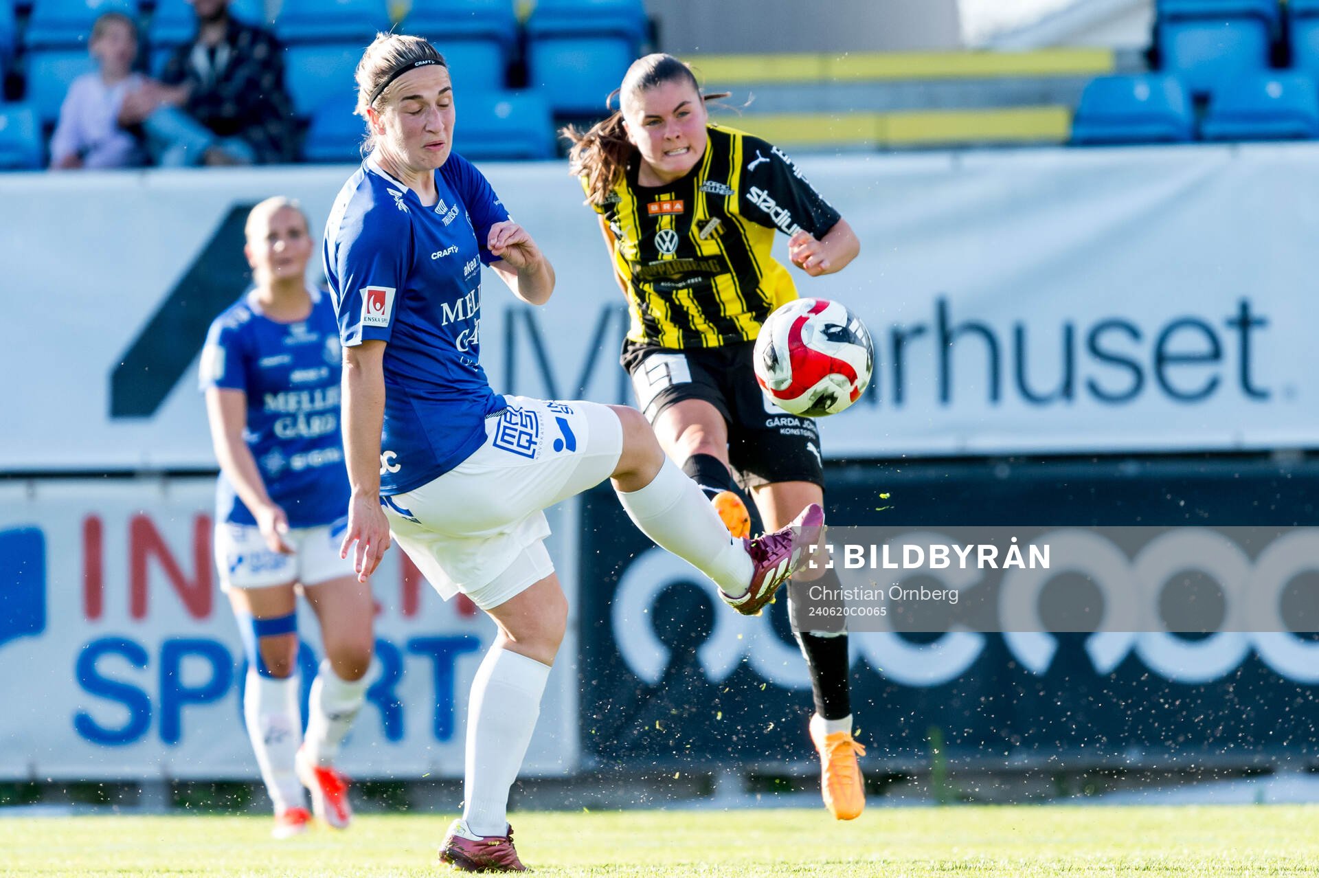 Trelleborgs Edina Filekovic och Häckens Hanna Wijk