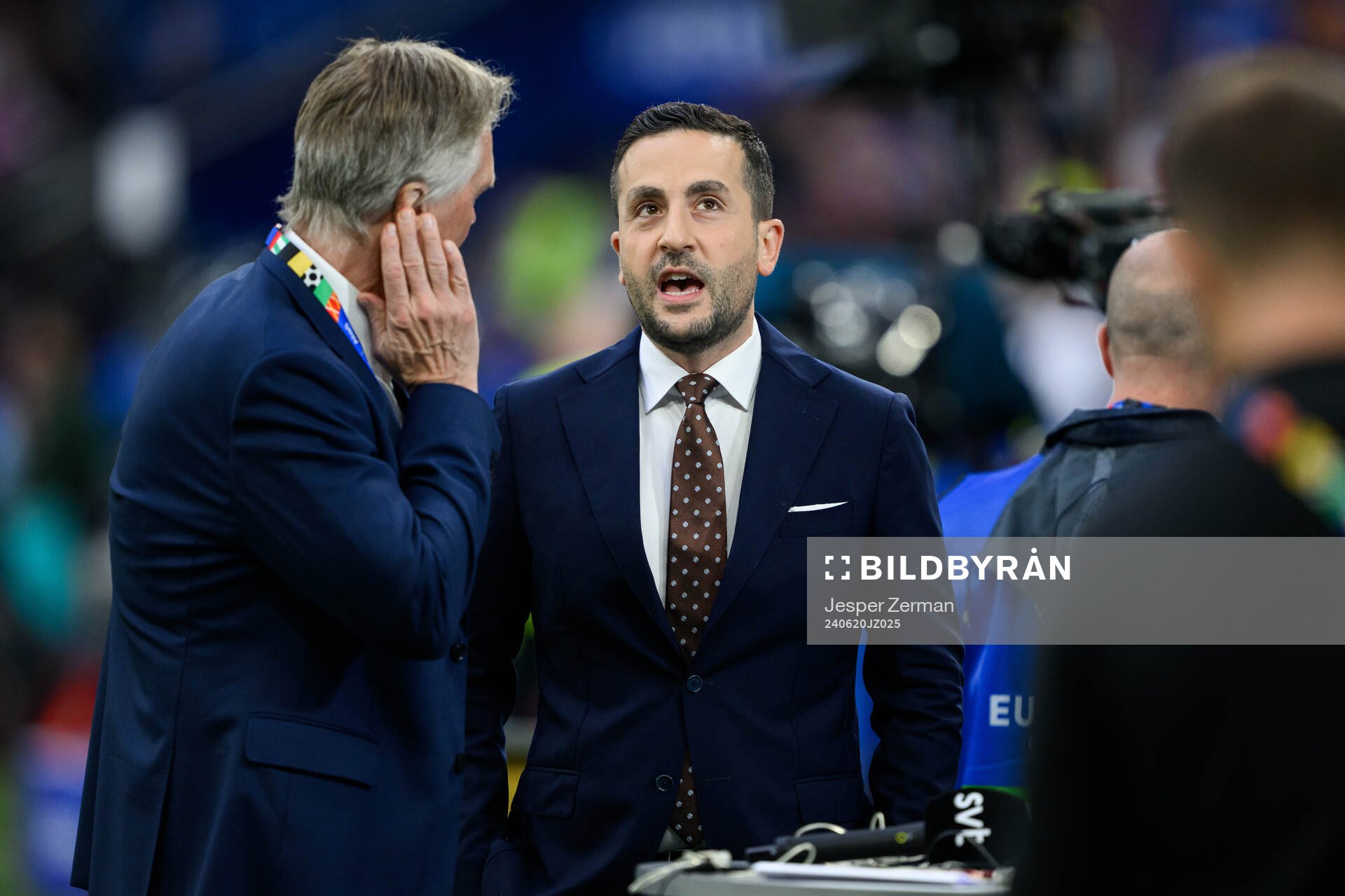 Glenn Strömberg and Johan Kücükaslan from SVT