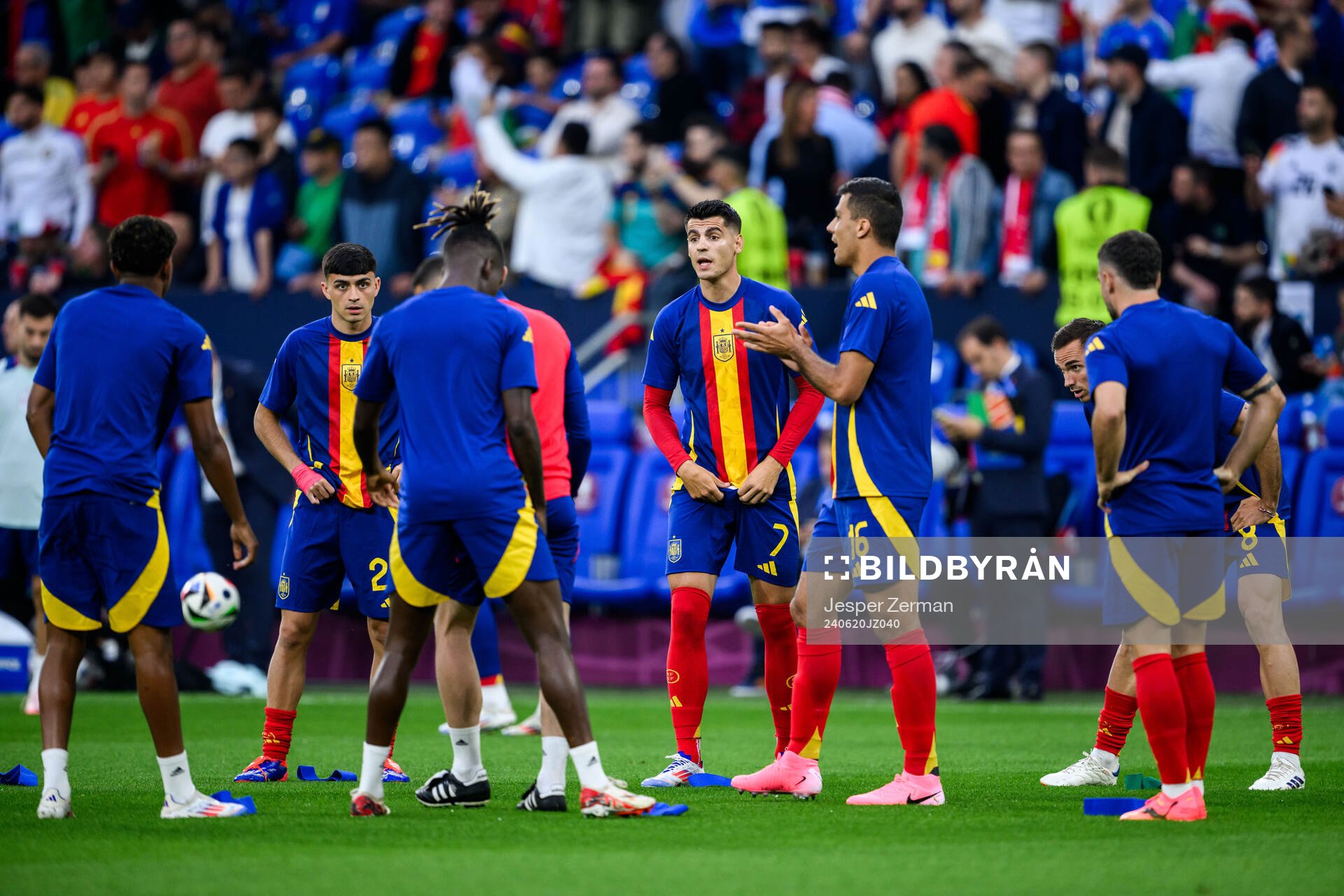 Alvaro Morata of Spain
