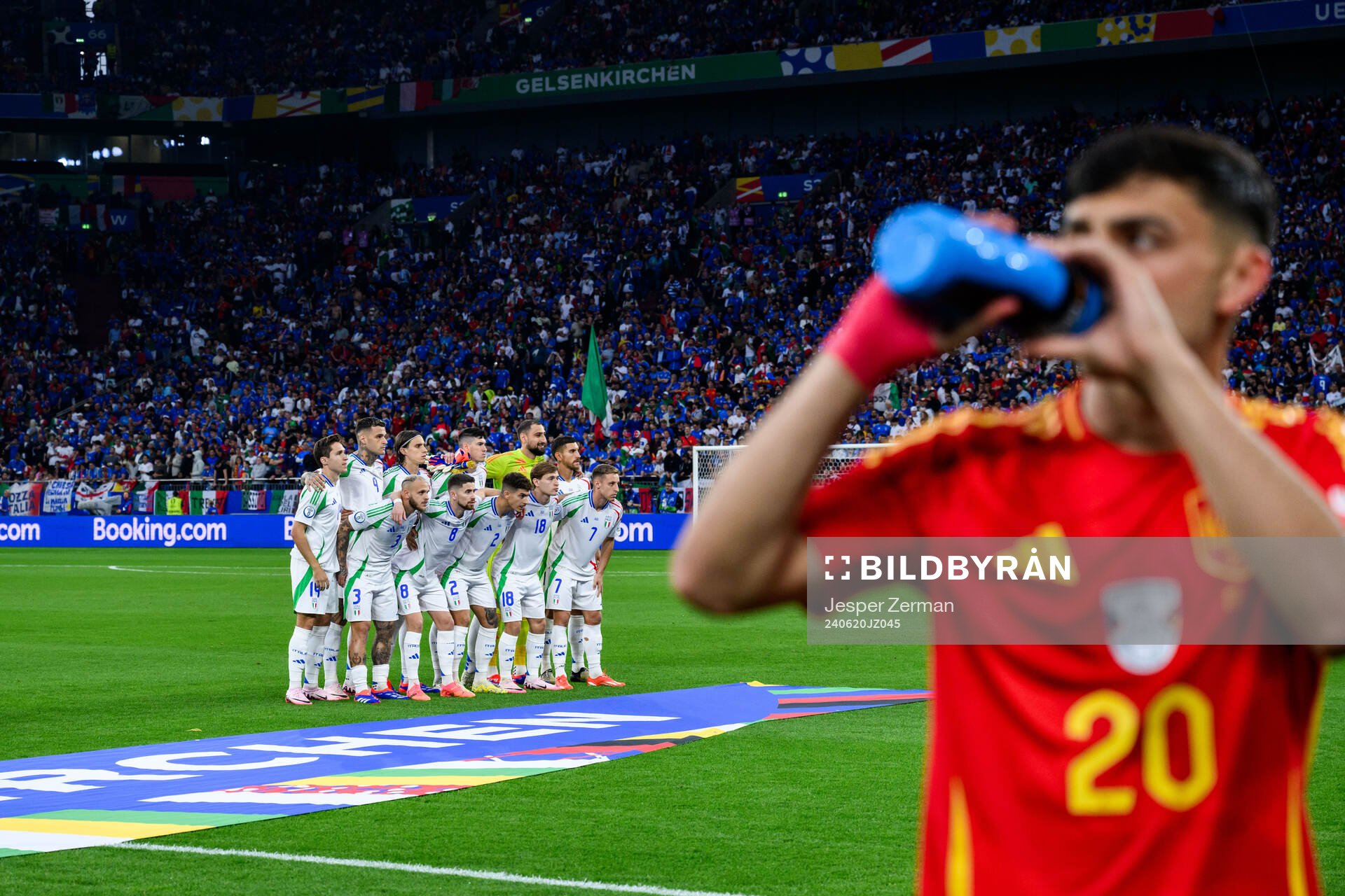 The starting eleven of Italy