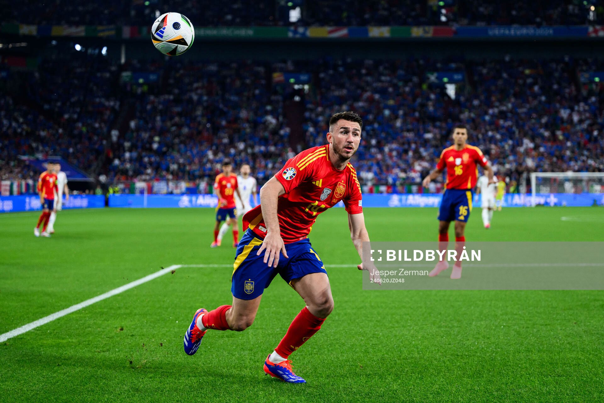 Aymeric Laporte of Spain
