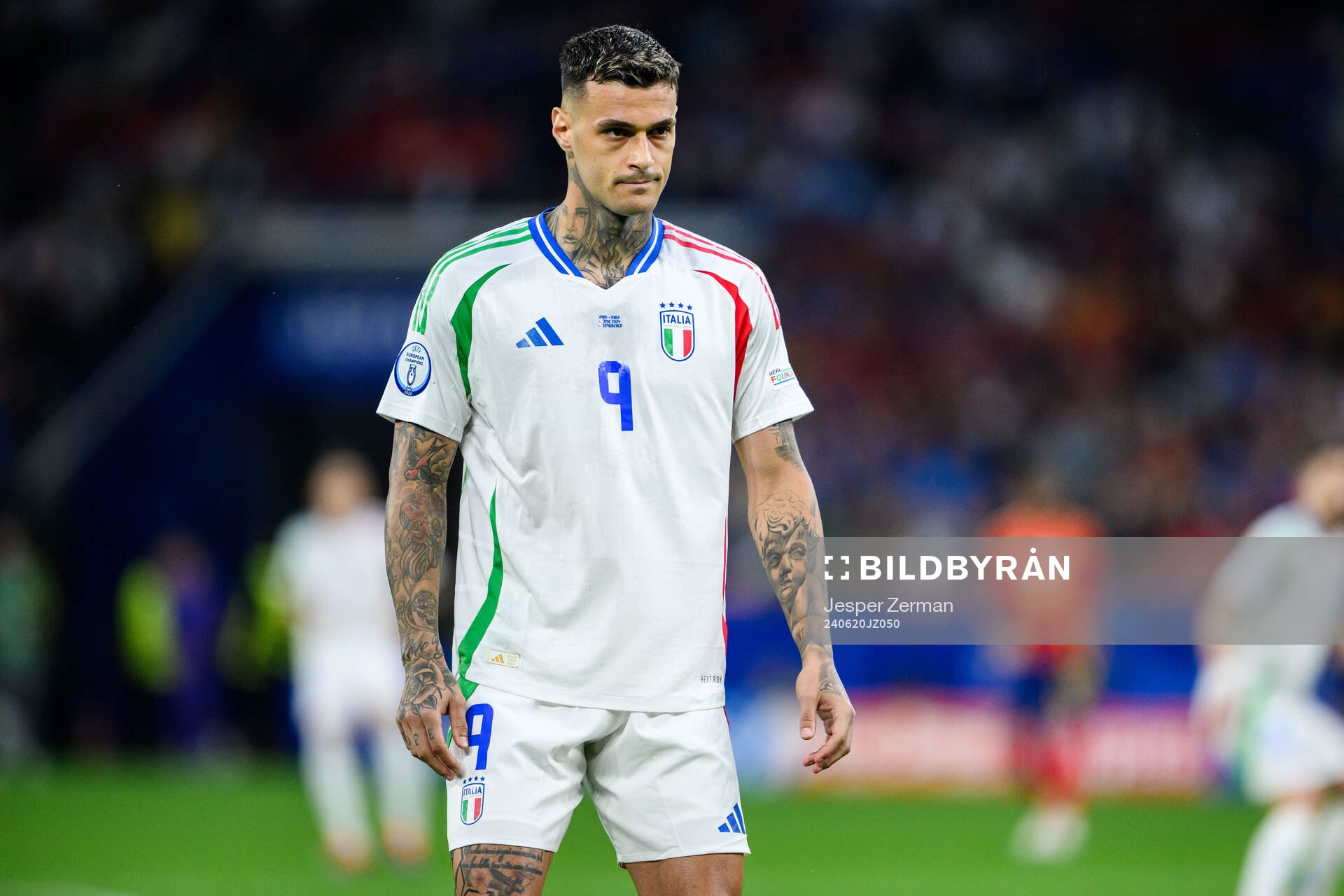 Gianluca Scamacca of Italy