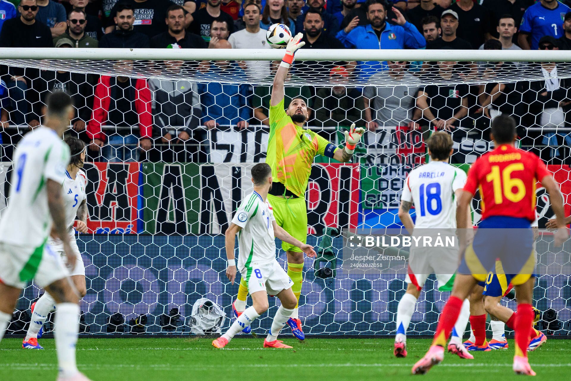 Goalkeeper Gianluigi Donnarumma of Italy