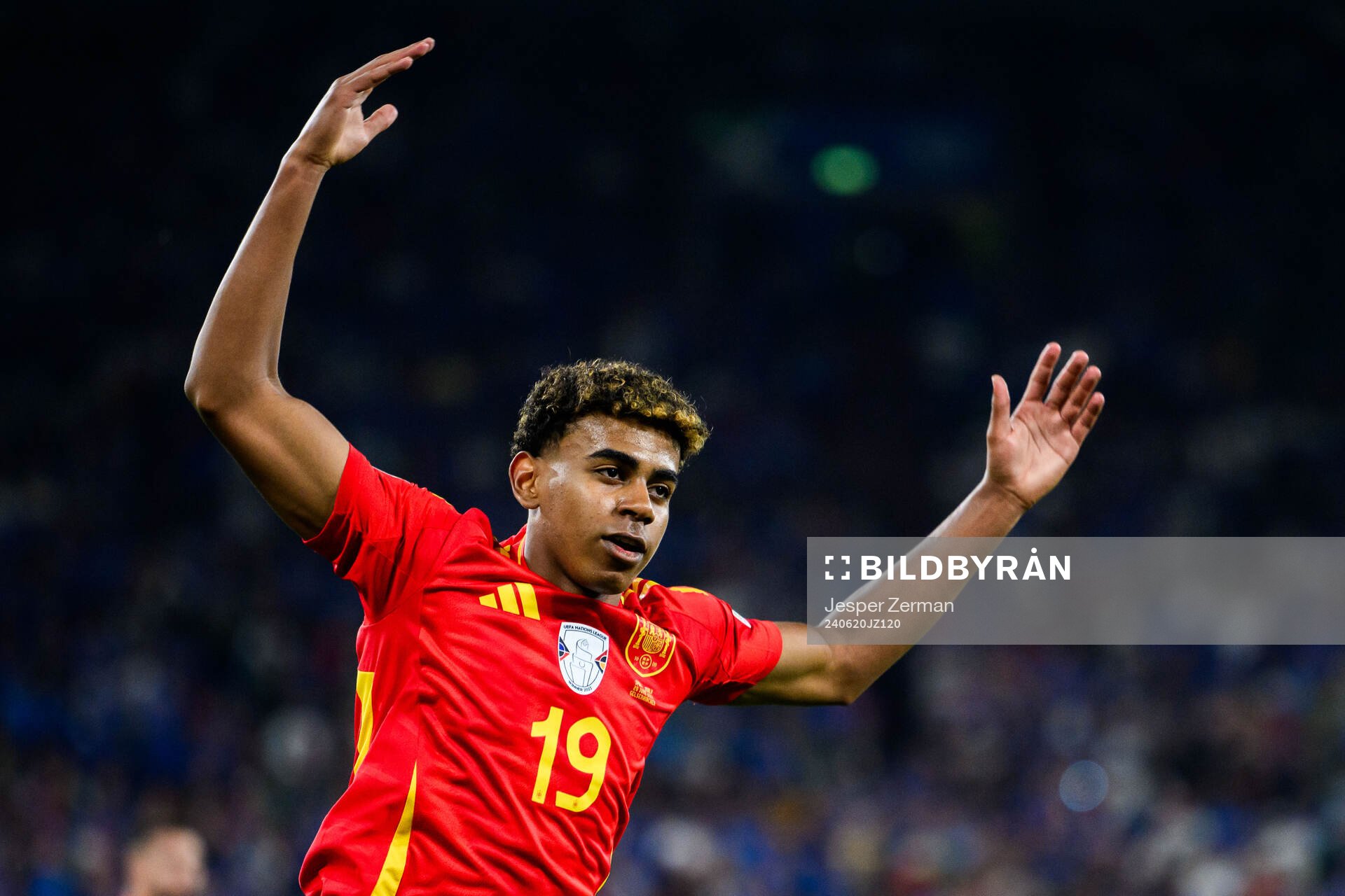 Lamine Yamal of Spain