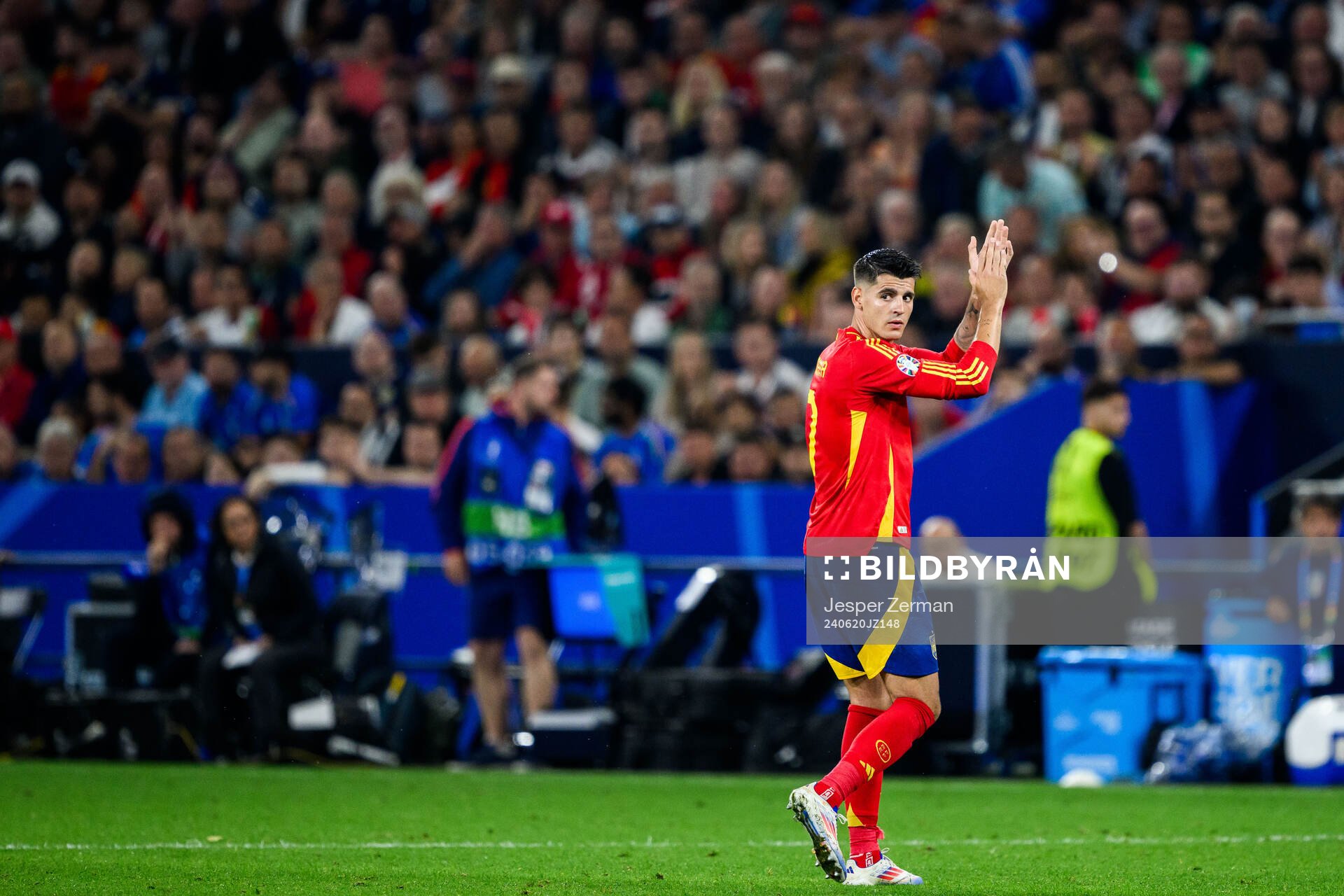 Alvaro Morata of Spain