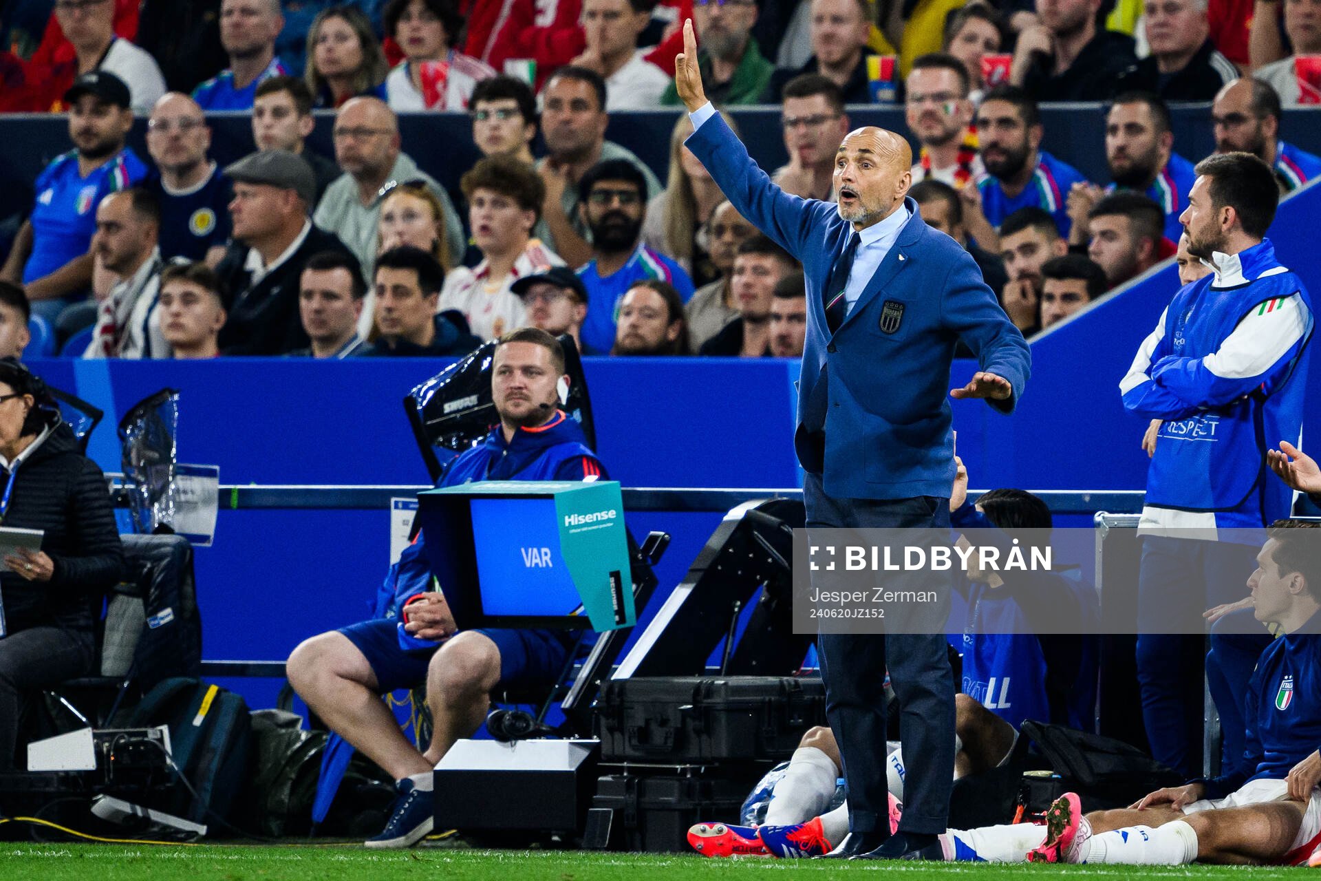 Head coach Luciano Spalletti of Italy