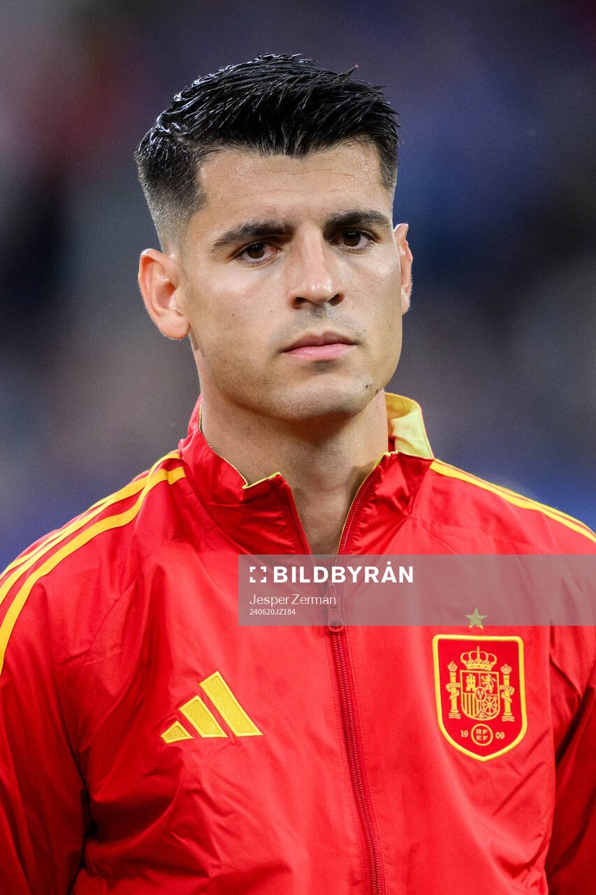 Alvaro Morata of Spain