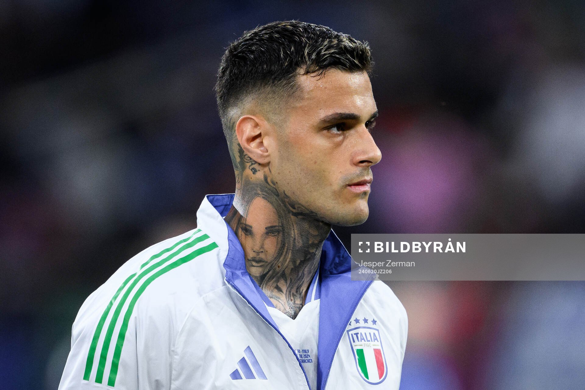 Gianluca Scamacca of Italy
