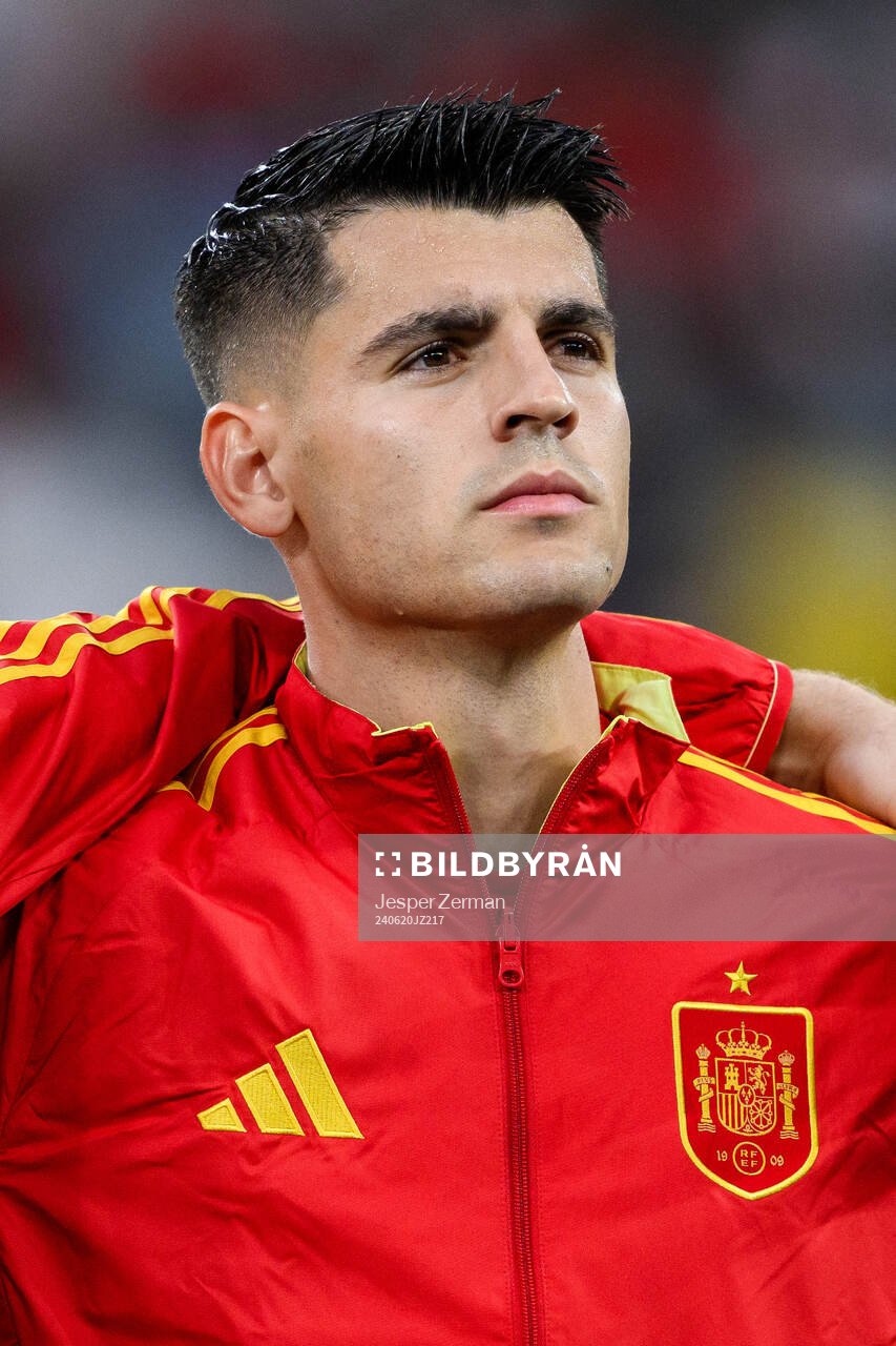 Alvaro Morata of Spain