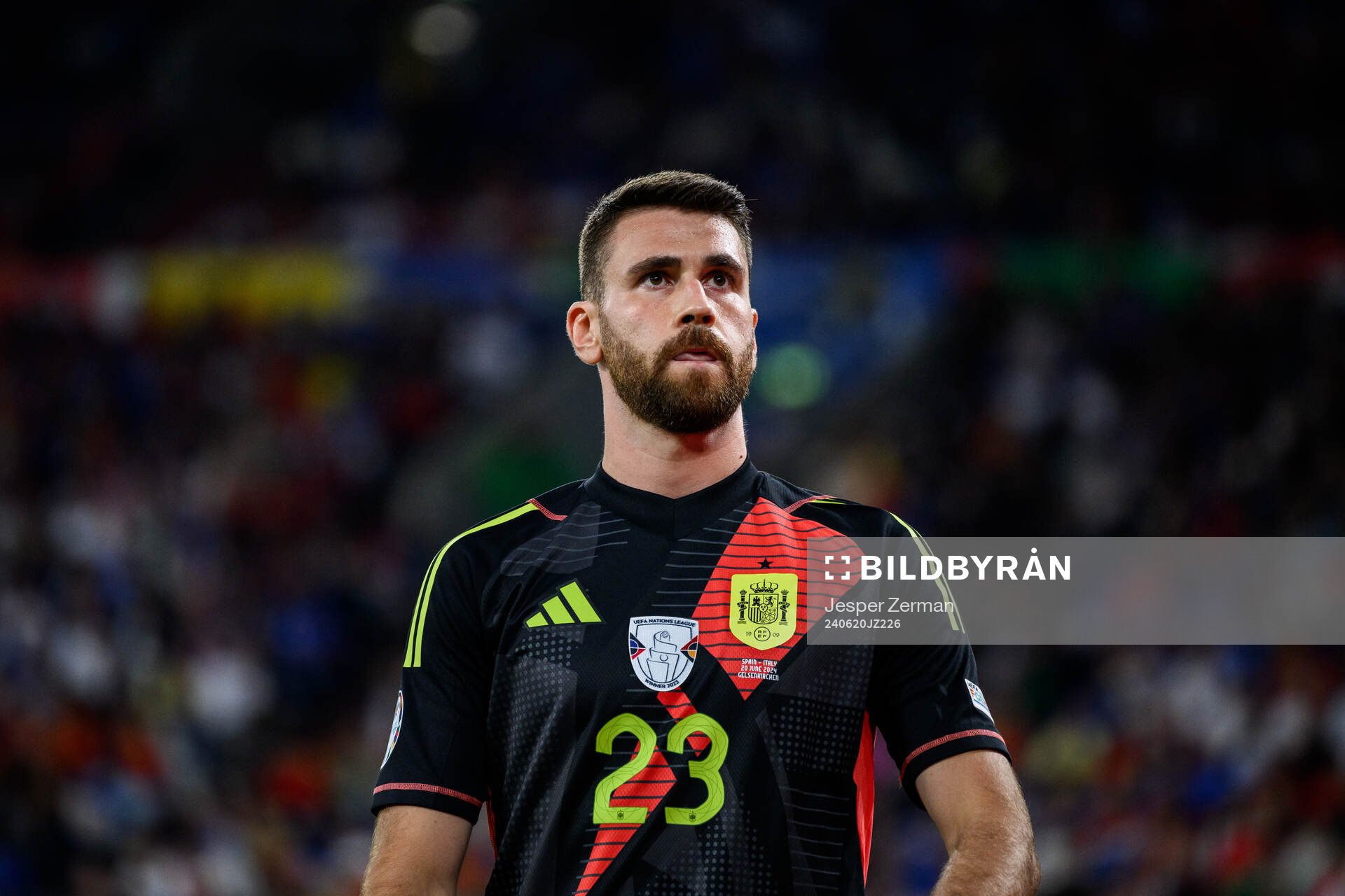 goalkeeper Unai Simon Mendibil of Spain