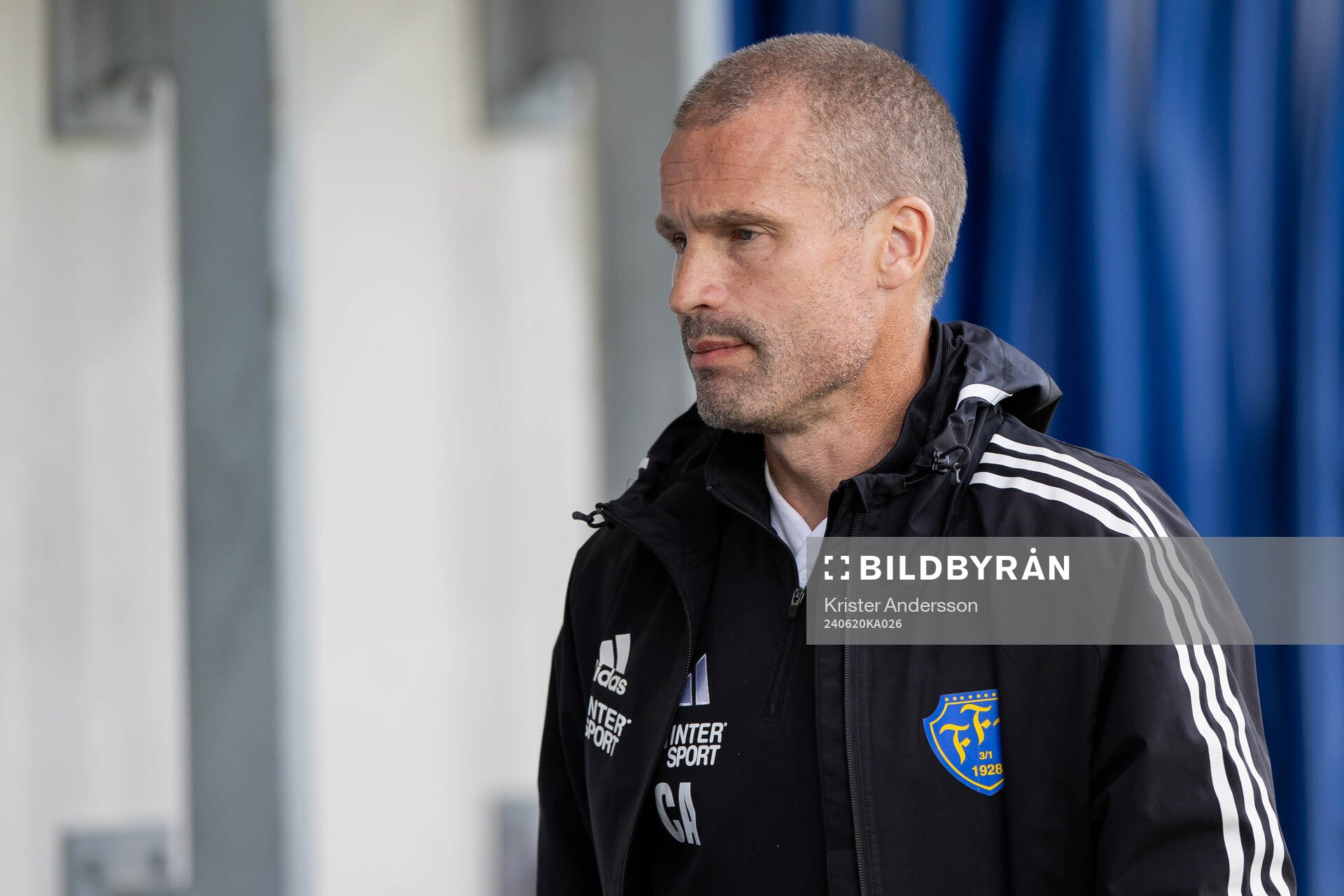 Falkenbergs tränare Christoffer Andersson