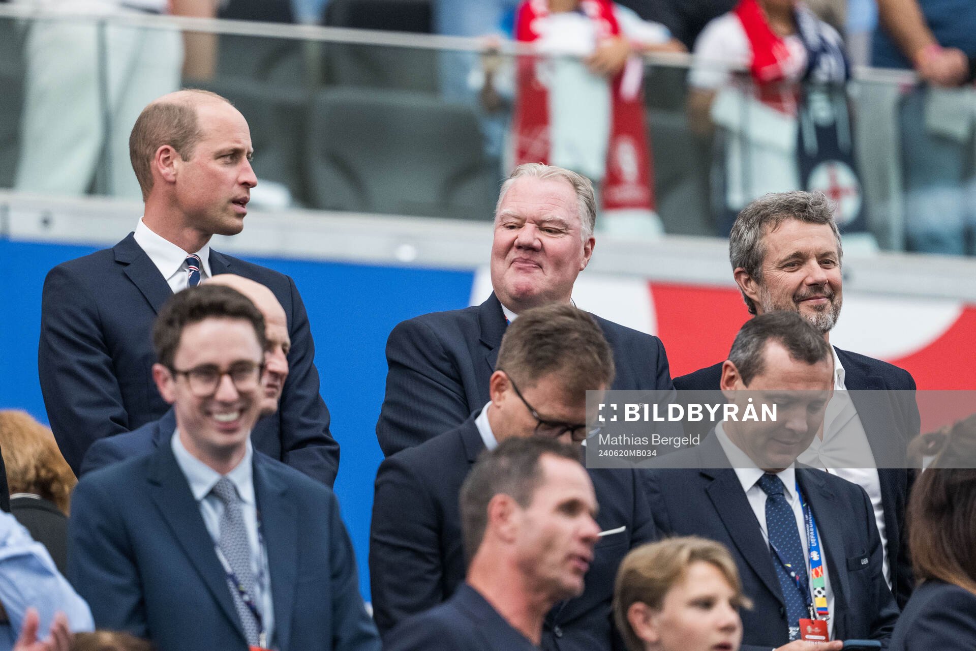 Prince William, Karl-Erik Nilsson, first vice-president of