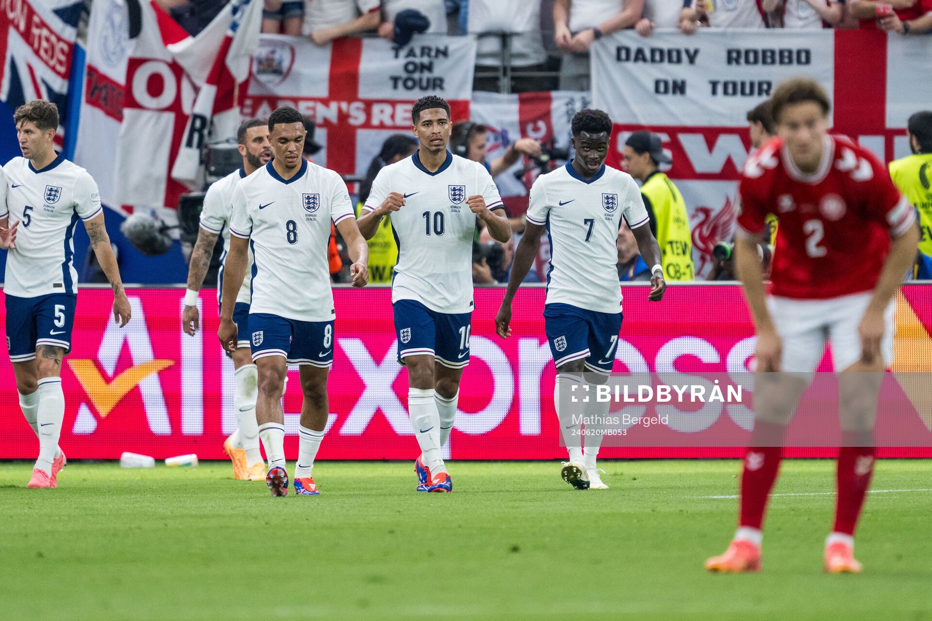 Jude Bellingham of England celebrates