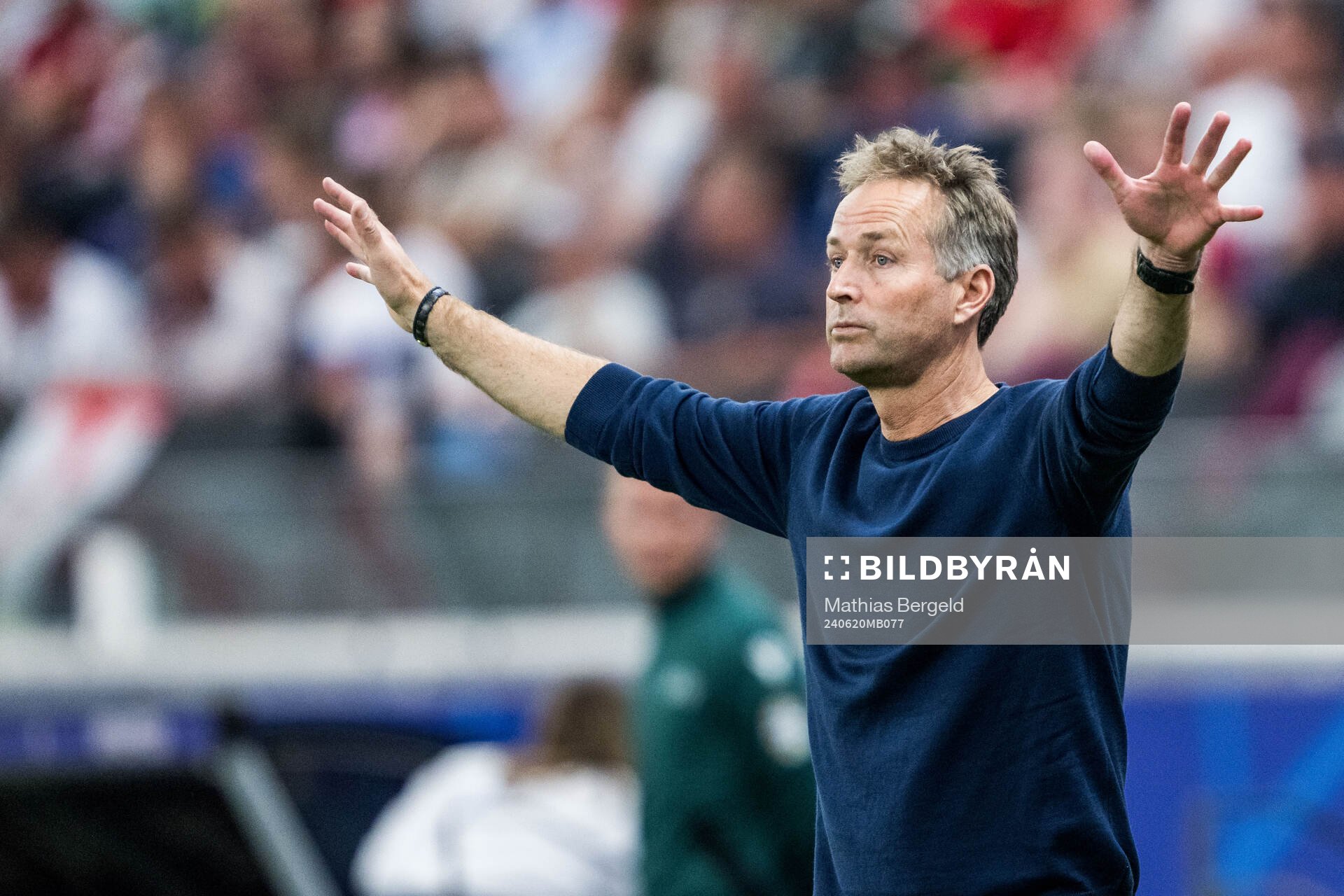 Head coach Kasper Hjulmand of Denmark