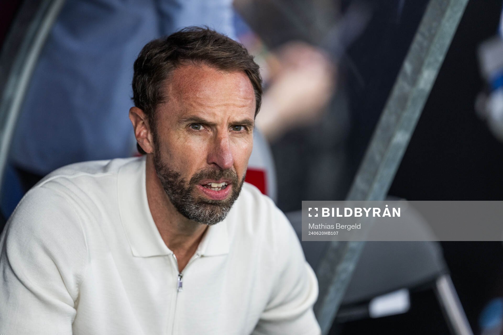 Head coach Gareth Southgate of England