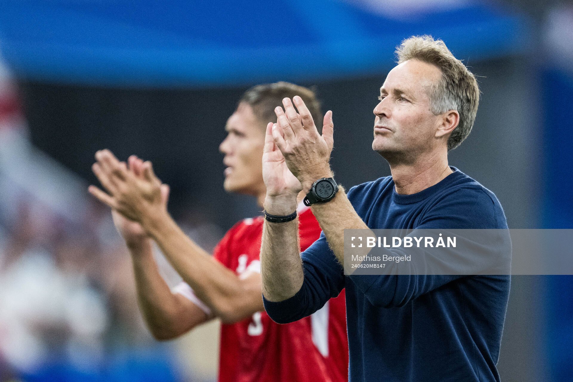 Head coach Kasper Hjulmand of Denmark