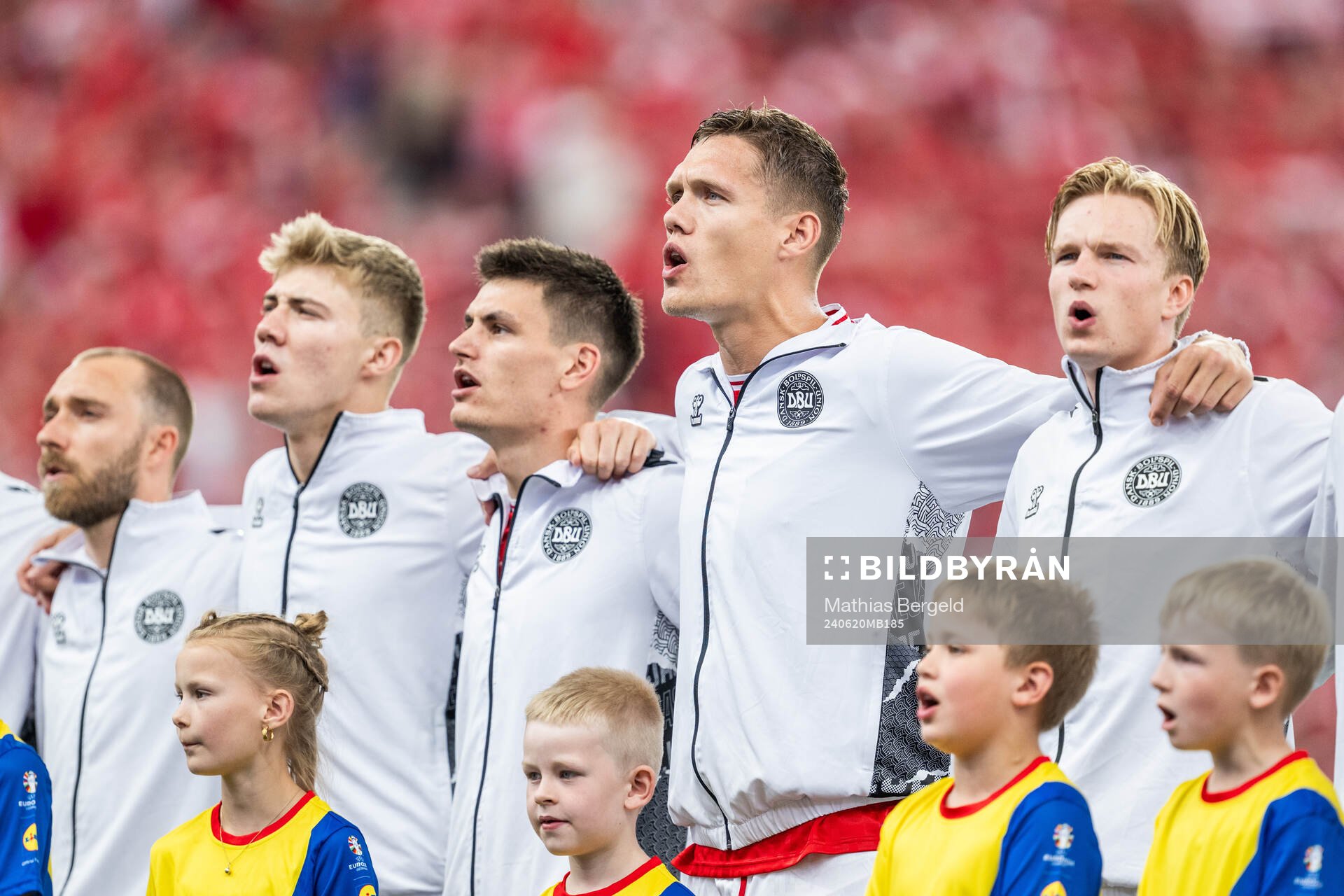 Christian Eriksen, Rasmus Højlund, Joakim Mæhle, Jannik