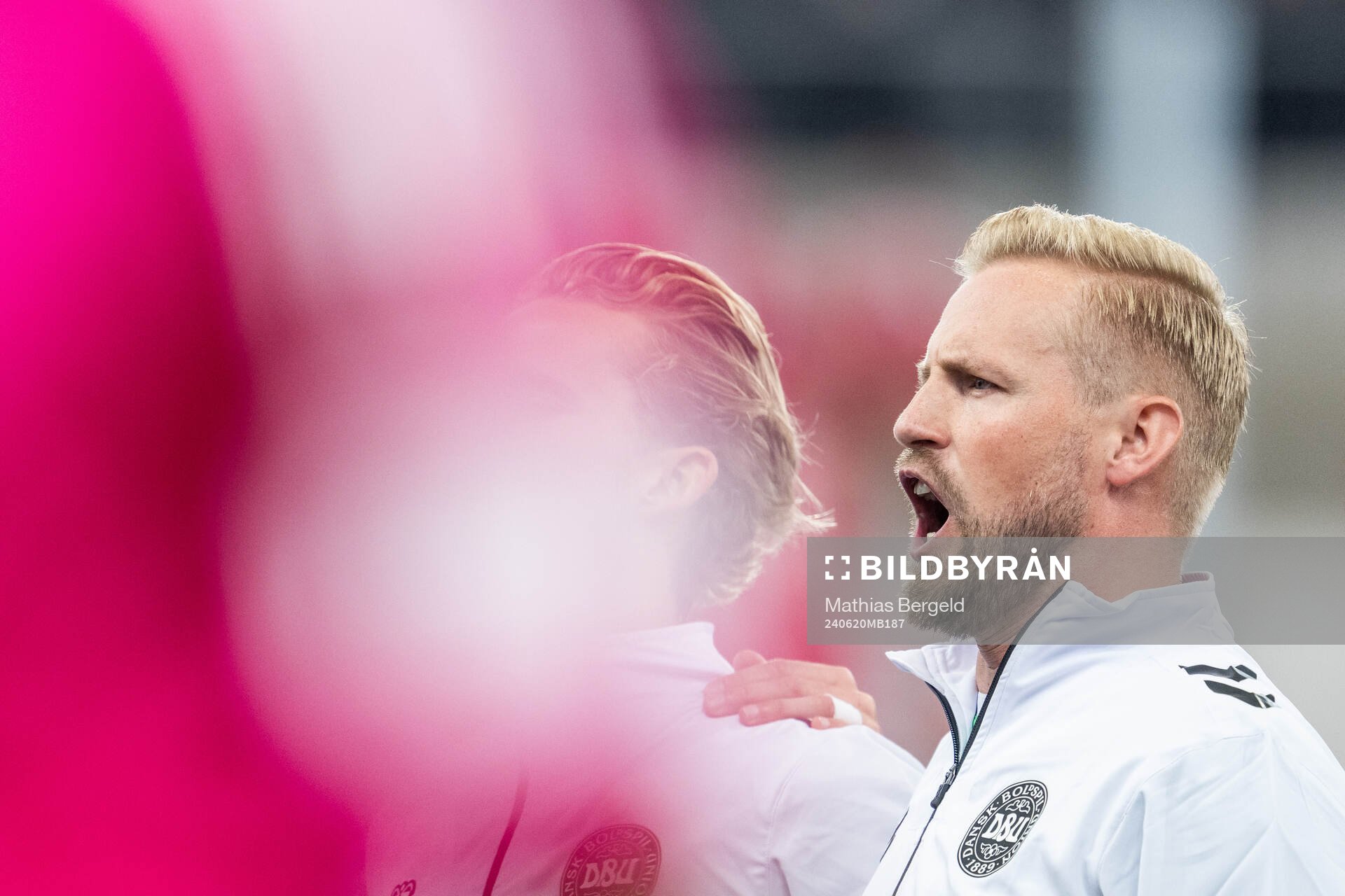 Goalkeeper Kasper Schmeichel of Denmark