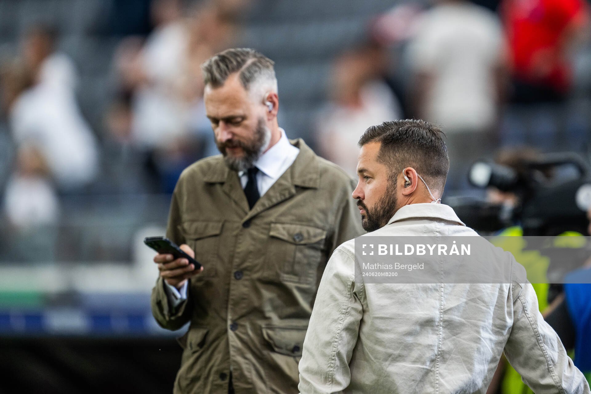 Olof Lundh och Gusten Dahlin, reporters of Swedish