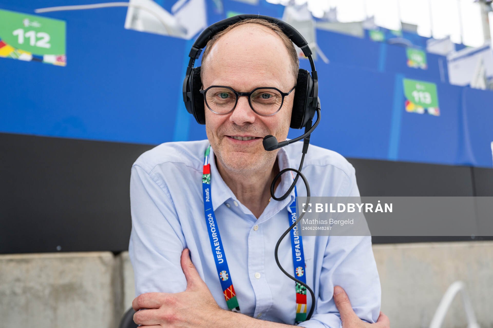 Lasse Granqvist, commentator of Swedish broadcaster TV4