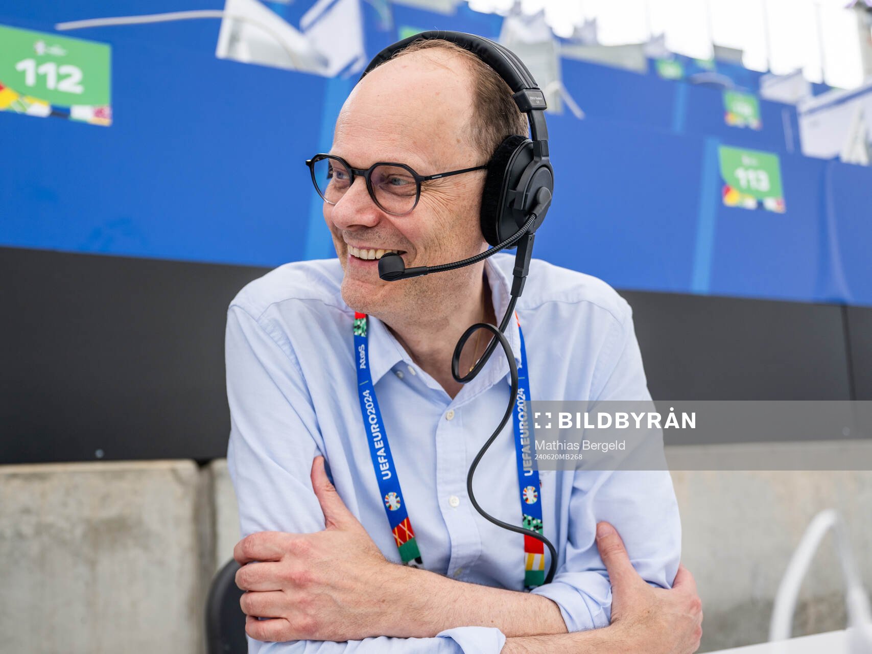 Lasse Granqvist, commentator of Swedish broadcaster TV4